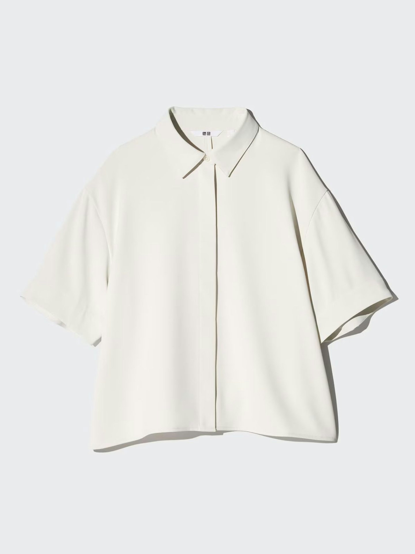 Drape Stand Collar Blouse