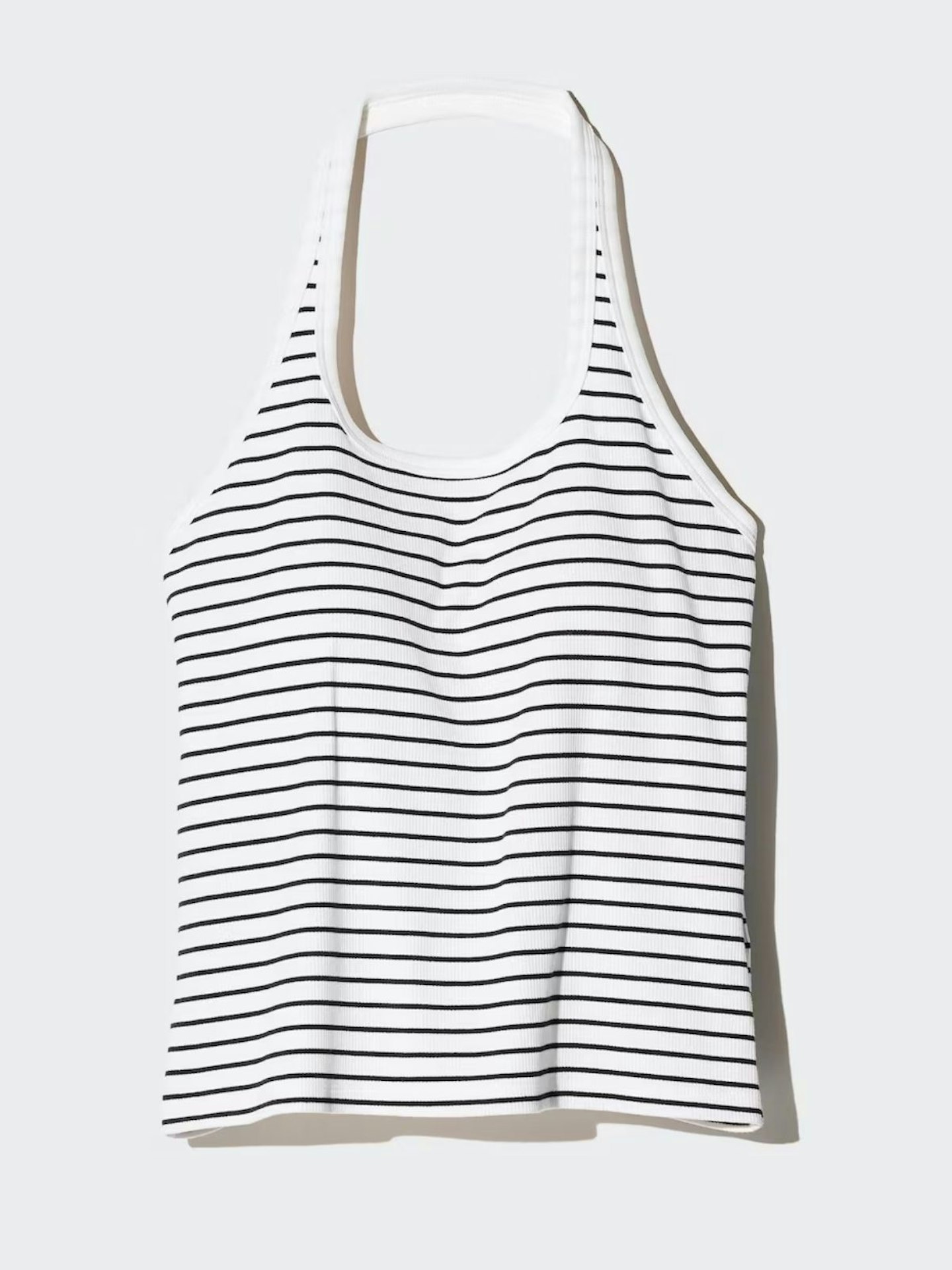 Open Back Halter Neck Bra Top (Stripe)