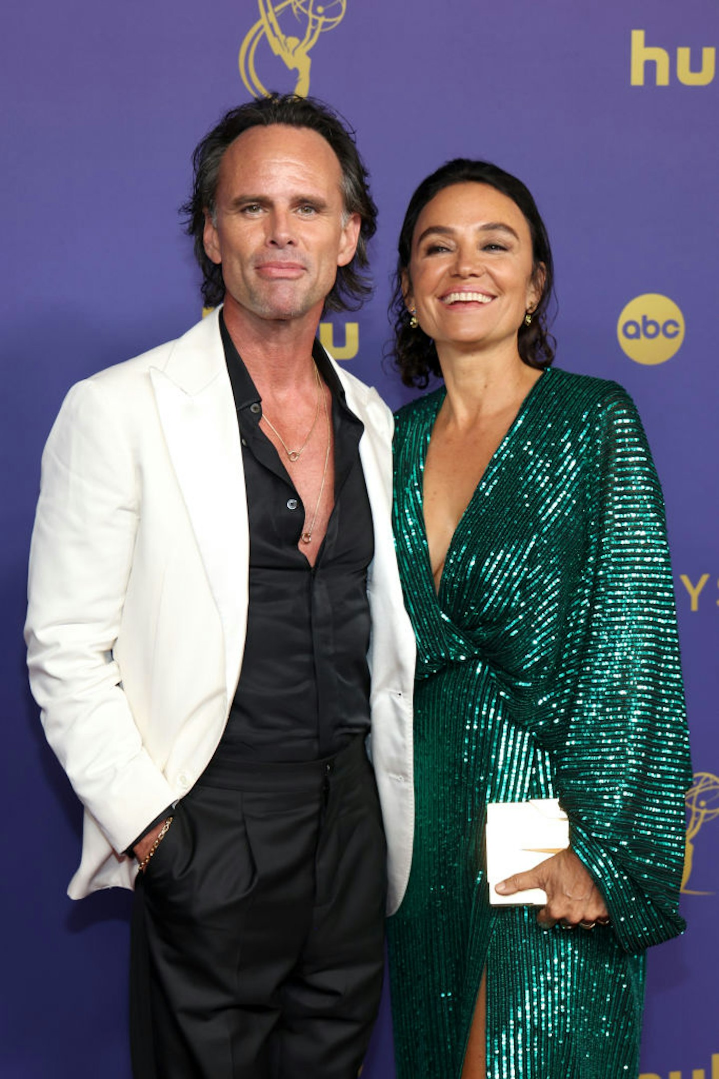 Walton Goggins and Nadia Conners