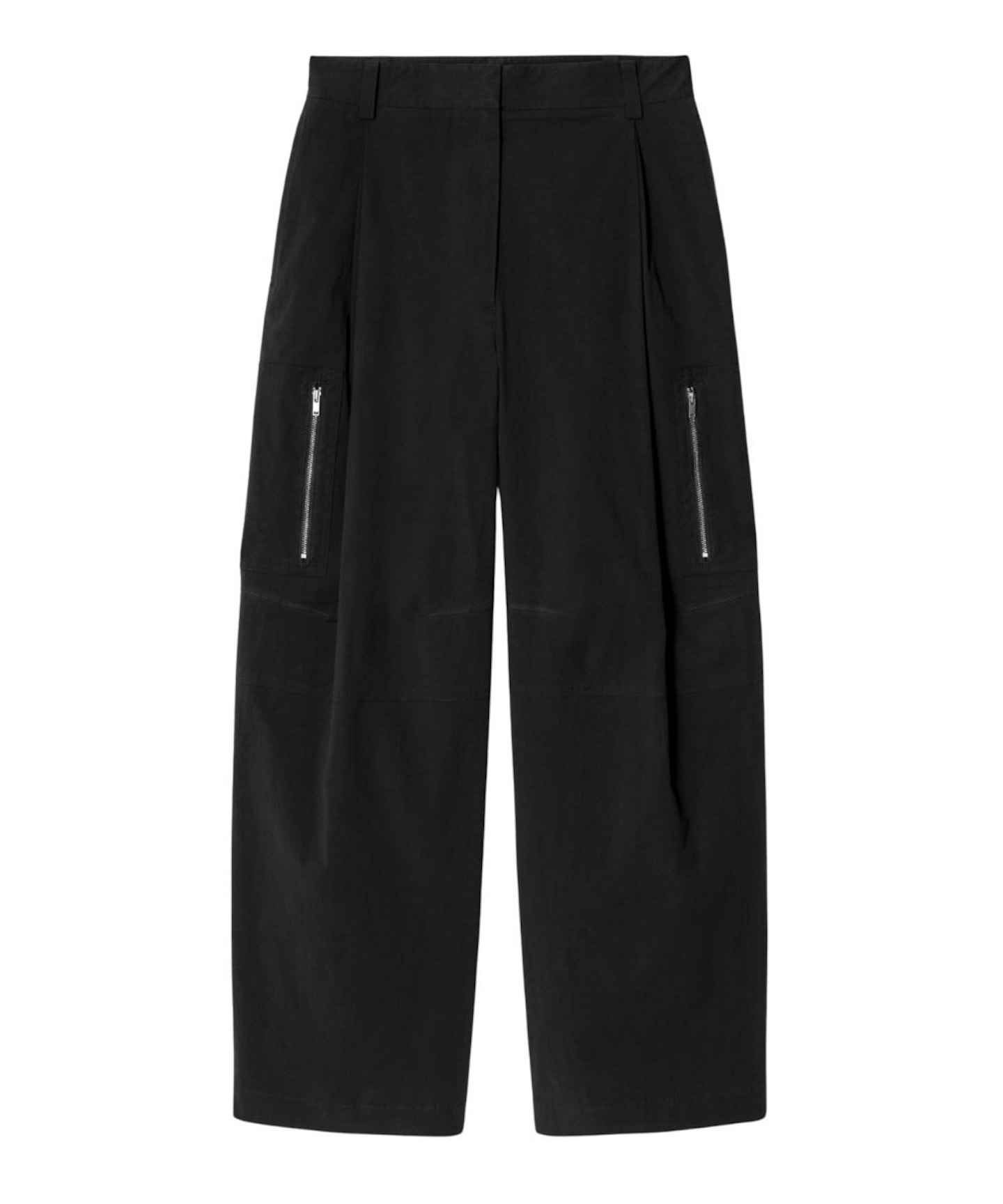 Utility Barrel-Leg Cargo Trousers 