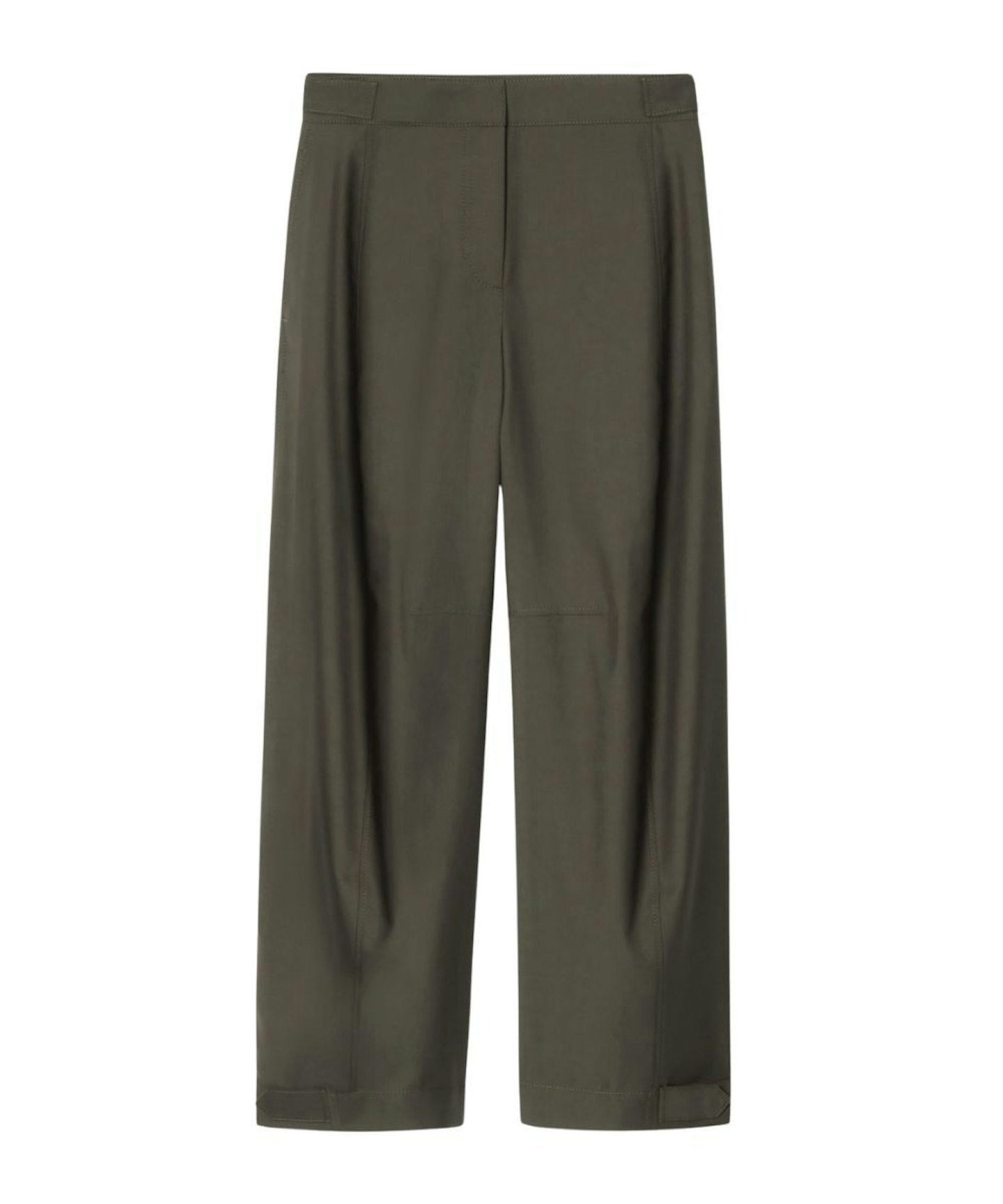 Cos, Wool Barrel-Leg Utility Trousers