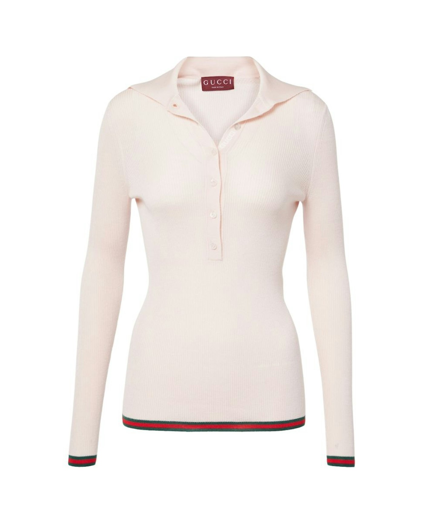 Gucci, Cashmere And Silk Polo Jumper