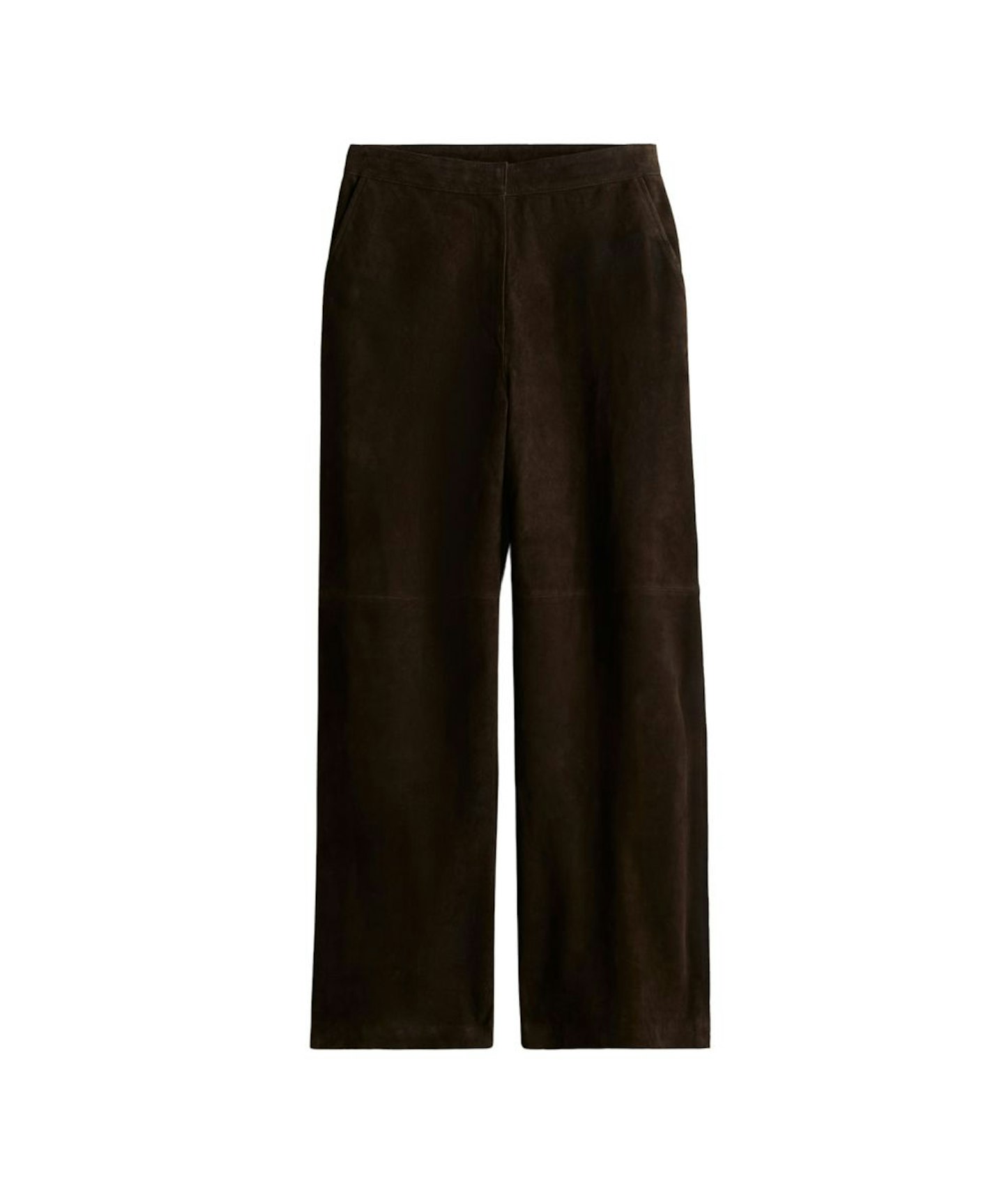 H&M, Straight Suede Trousers