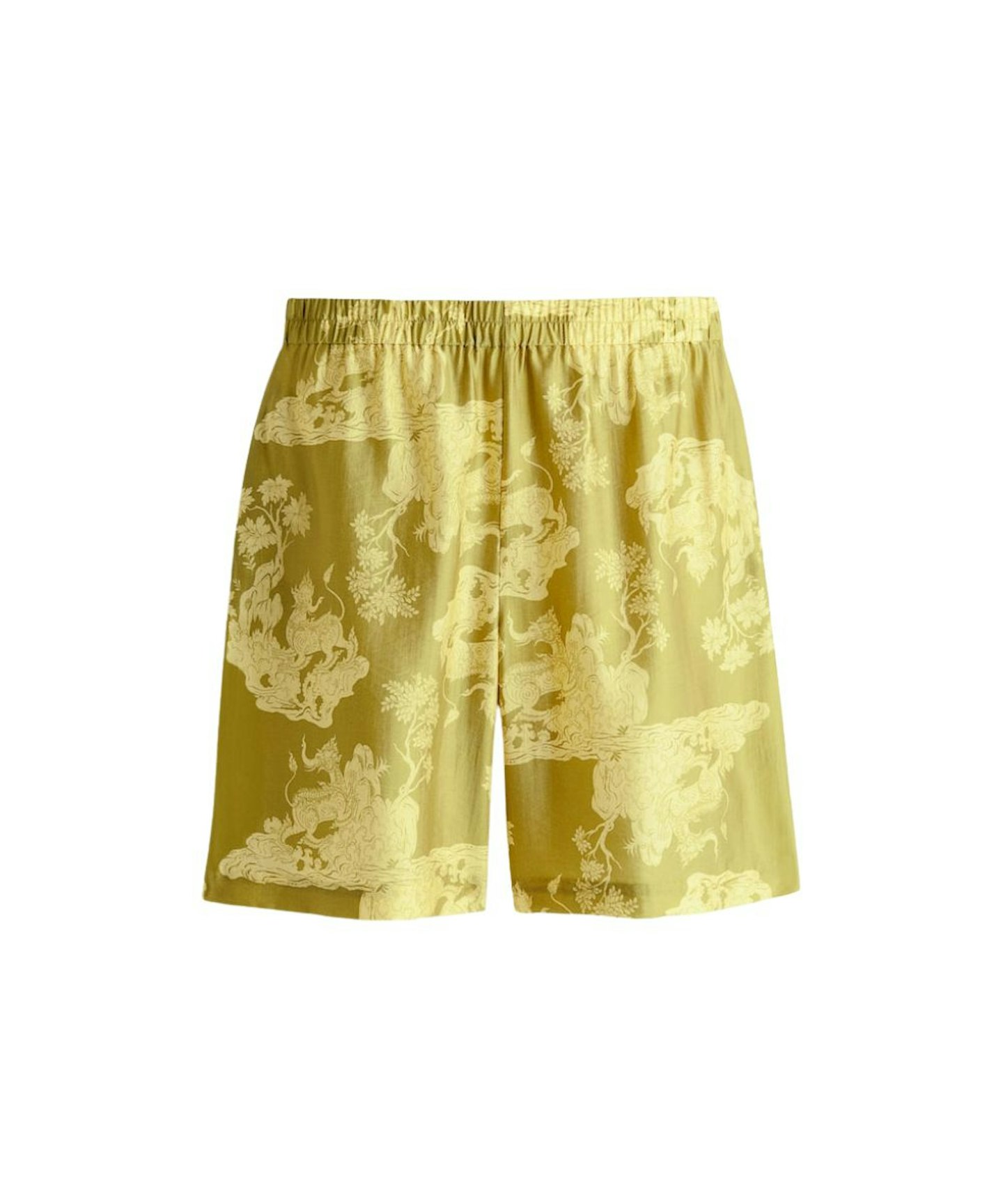 H&M x The White Lotus Patterned Knee-Length Shorts