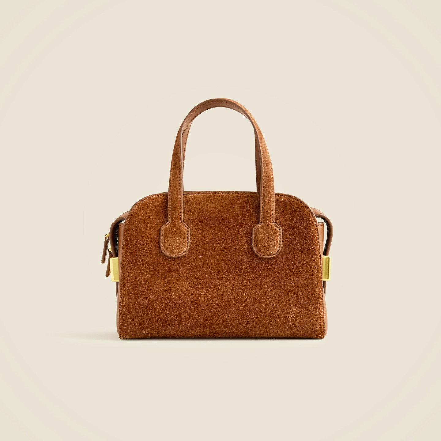 J. Crew, Small Berkeley Top-Handle Bag In Suede And Leather