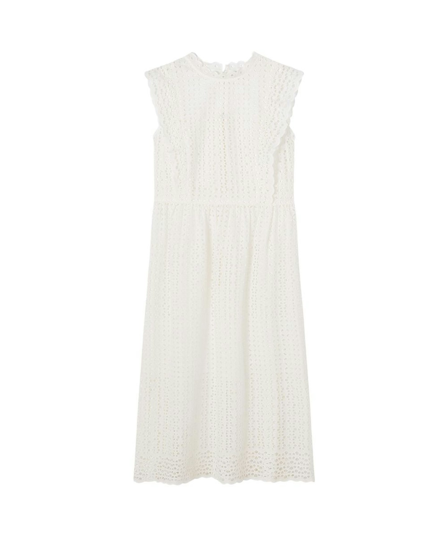 LK Bennett, Laila White Broderie Anglaise Sun Dress