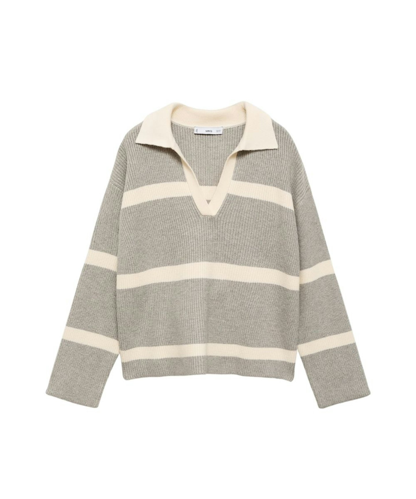 Mango, Knitted Polo-Neck Jumper