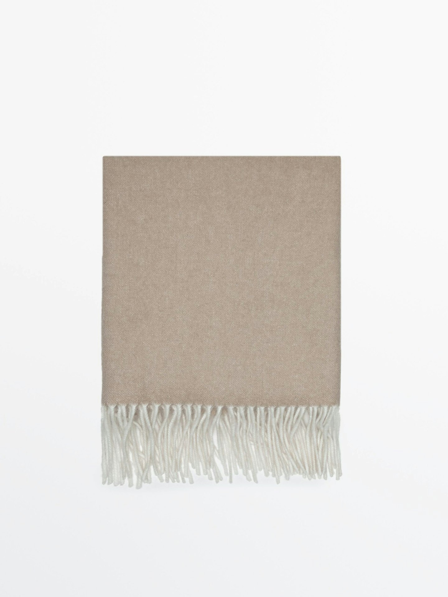 Massimo Dutti, 100% Wool Double-Faced Scarf