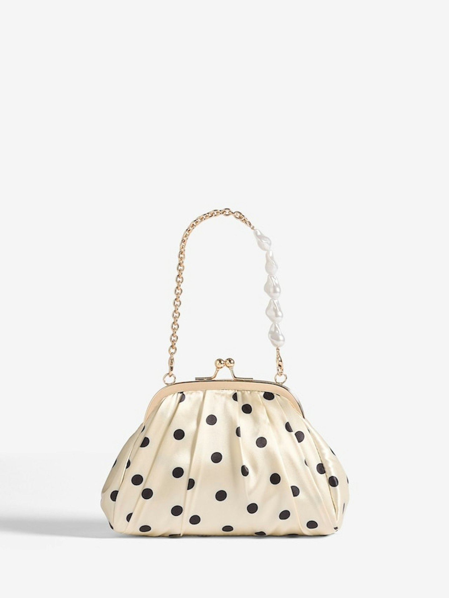 Next, Polka Dot Mini Pouch Bag