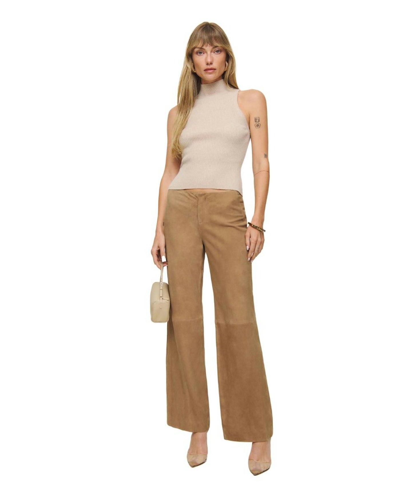 Reformation, Veda Vida Low Rise Trousers