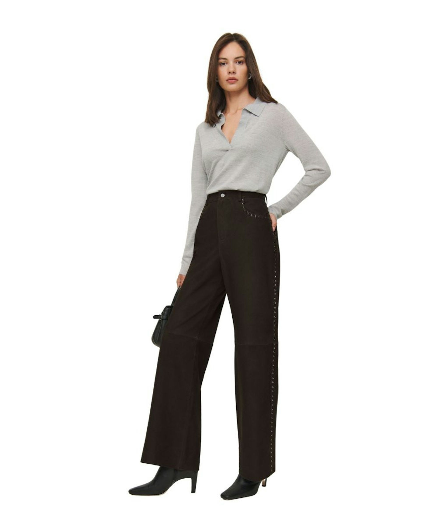 Reformation, Veda Kennedy Studded Trousers