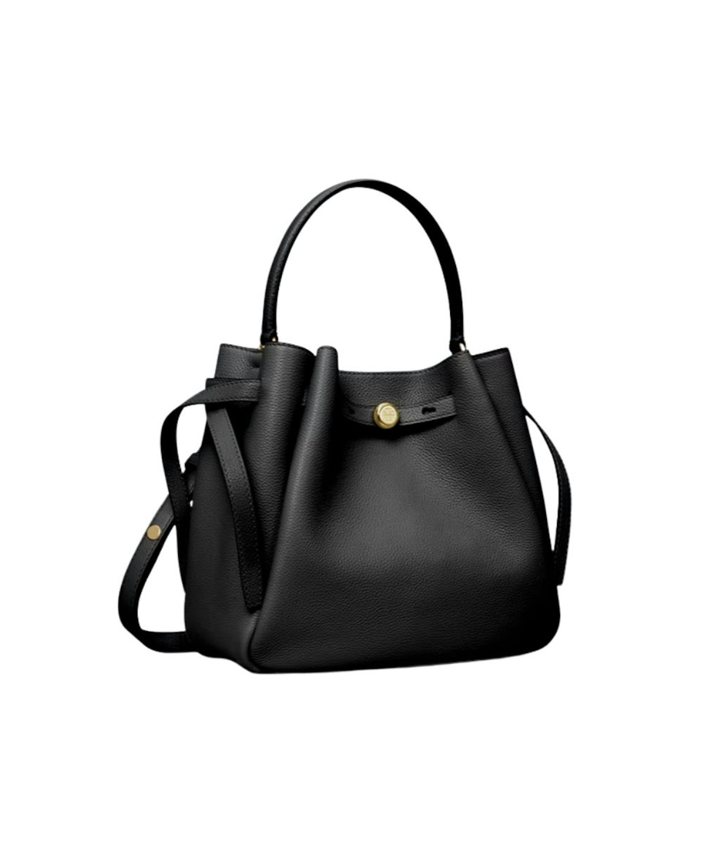 Tory Burch Romy Bucket Bag, in Black