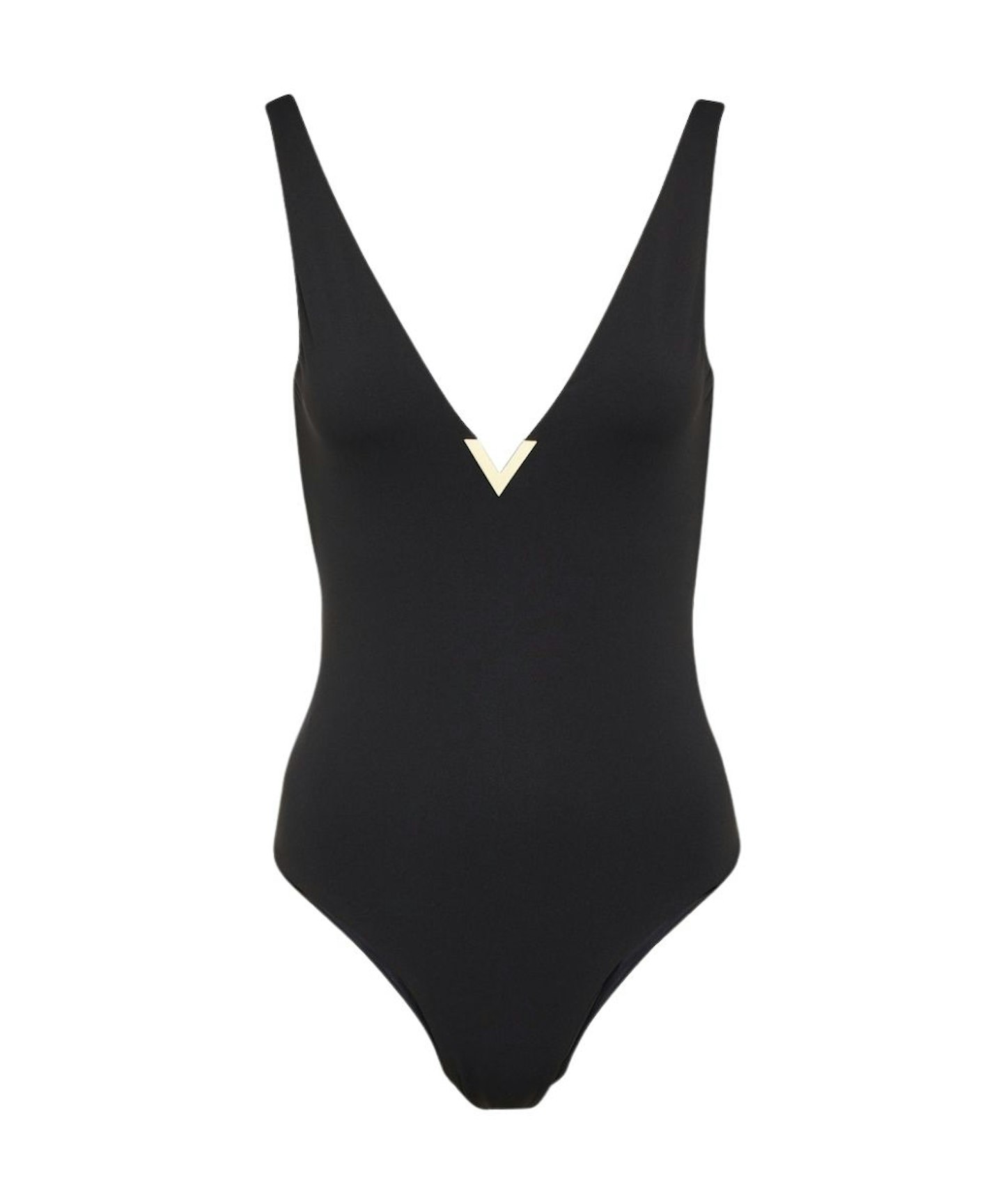 Valentino, V-Neck Swimsuit