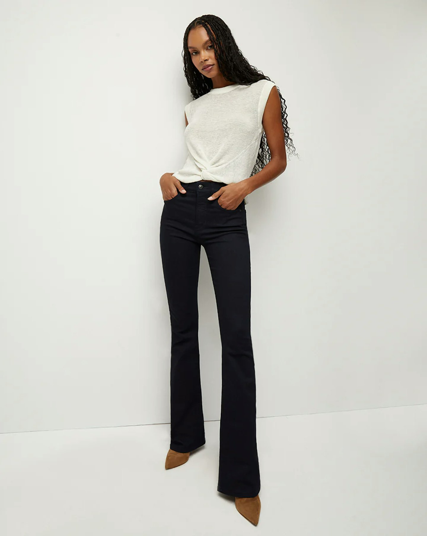 veronica beard bootcut jeans 