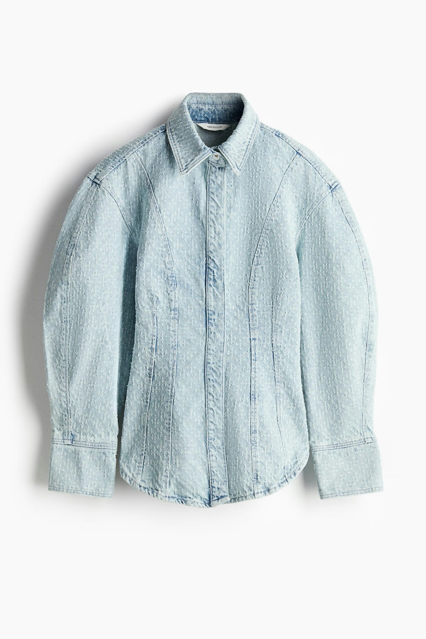 H&M boucle denim shirt