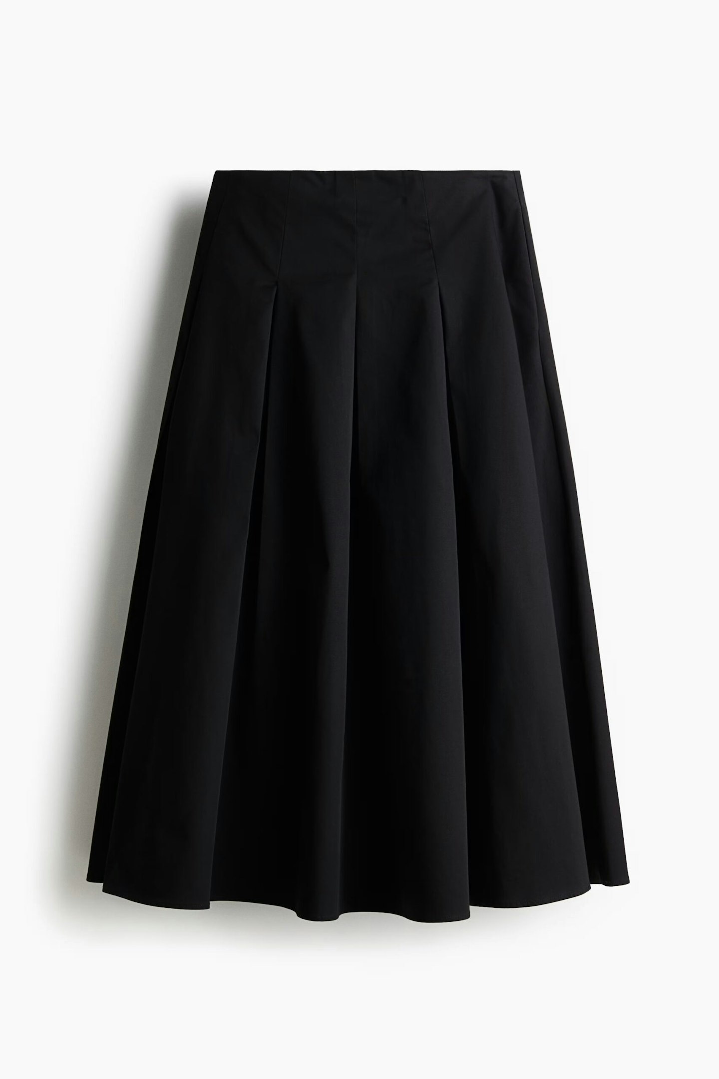 H&M pleated midi skirt