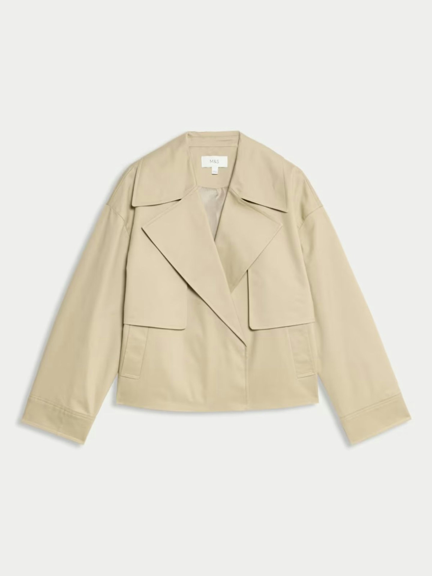 M&S, Cotton Rich Short Trench Coat