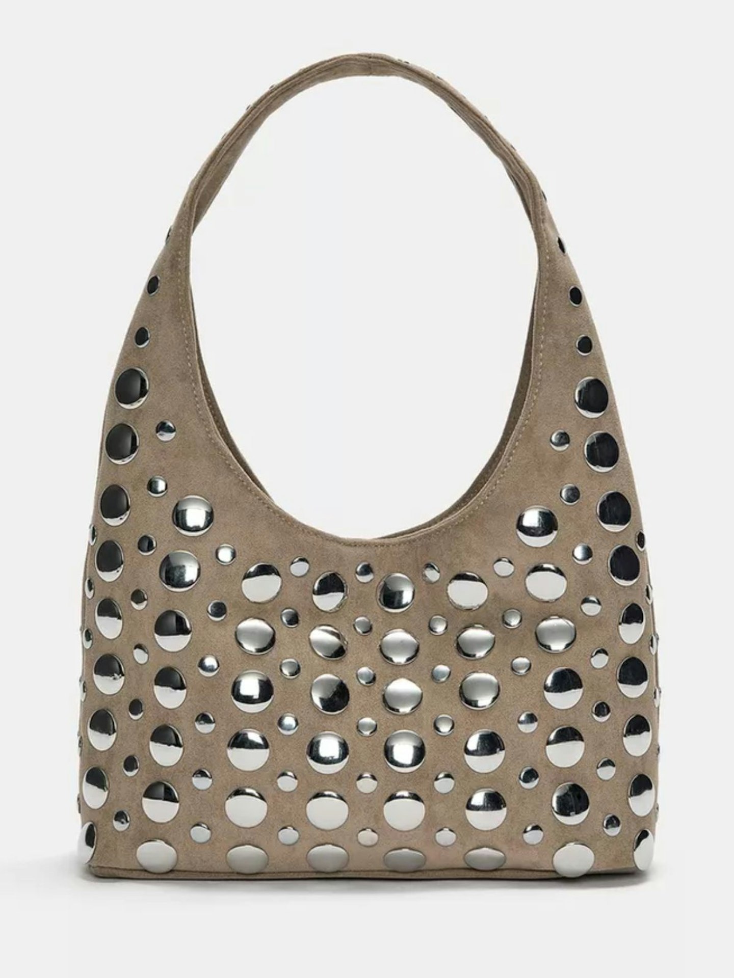 Pull & Bear, Studded Shoulder Bag