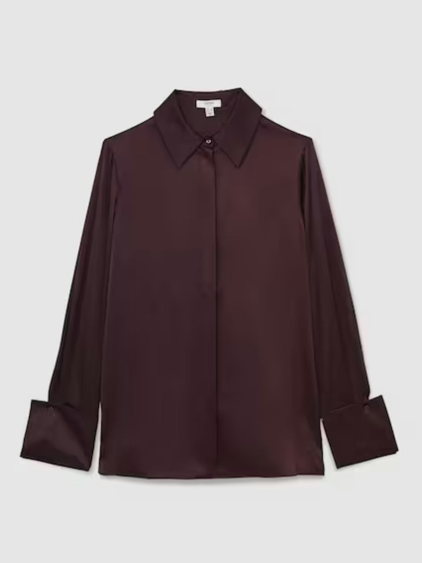 Hailey Silk Shirt in Red