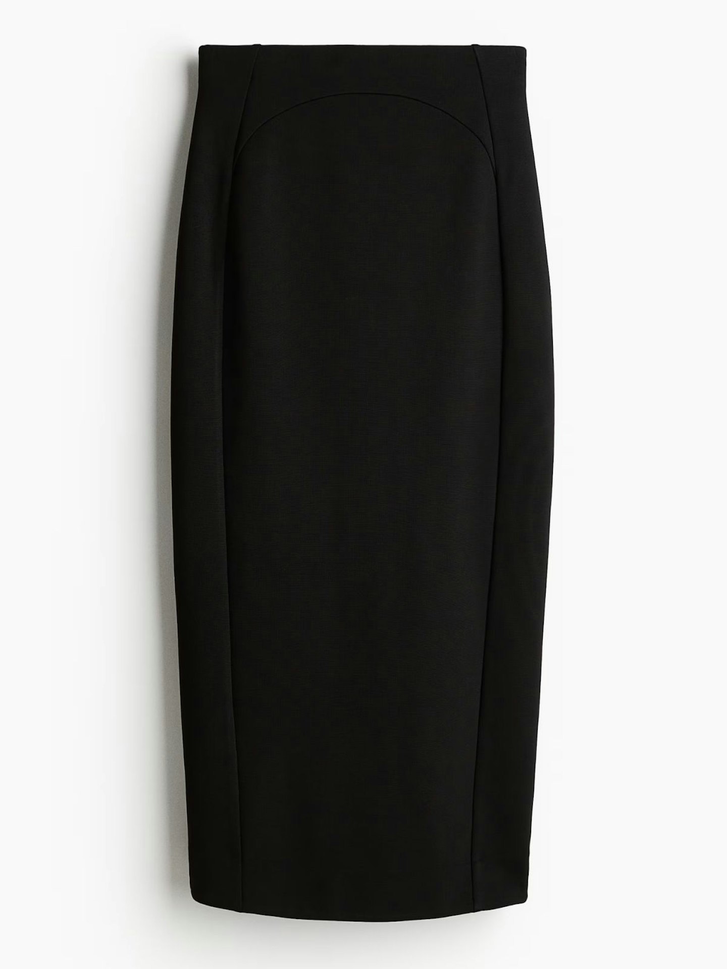 Seam-Detail Pencil Skirt