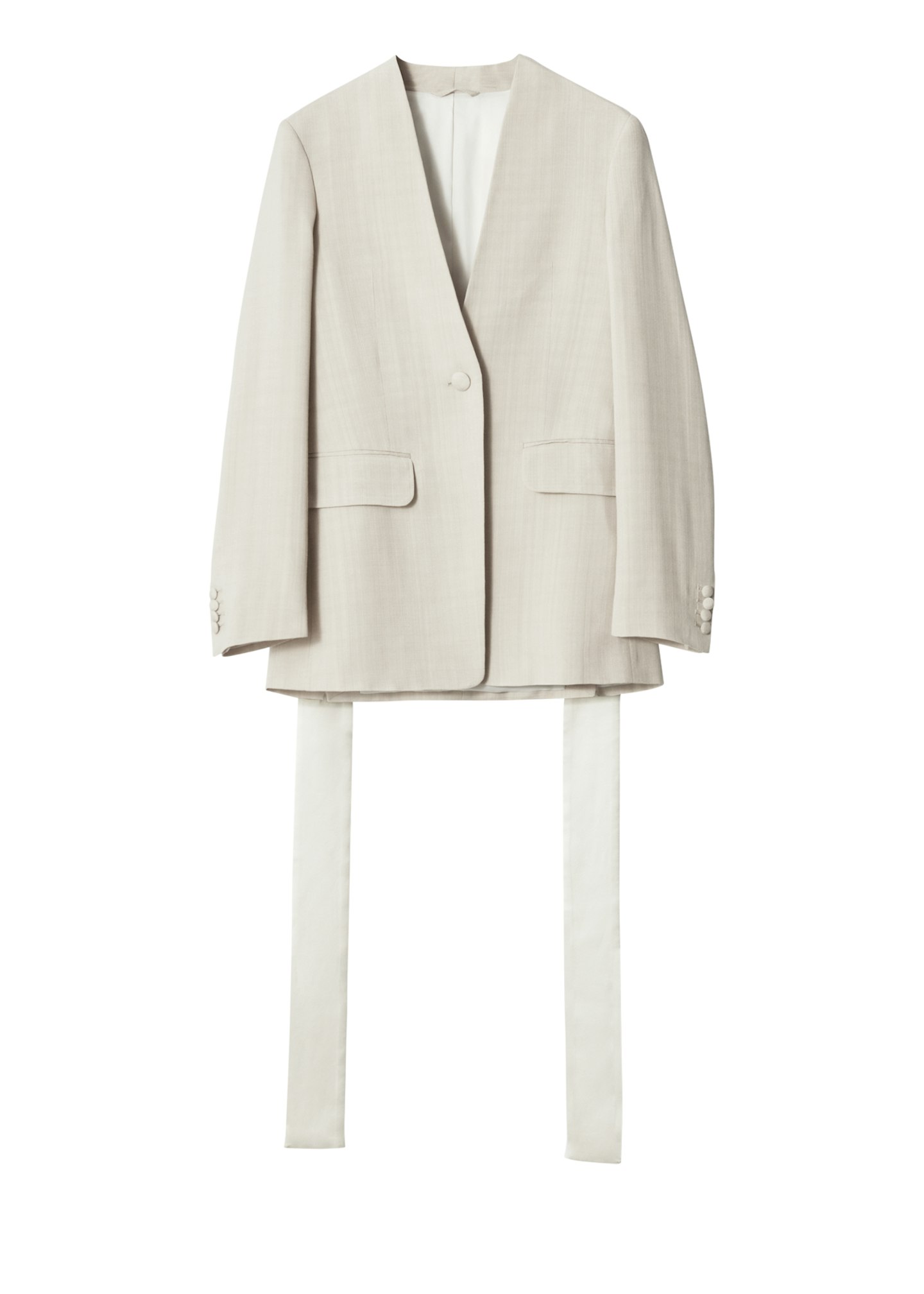Collarless Blazer