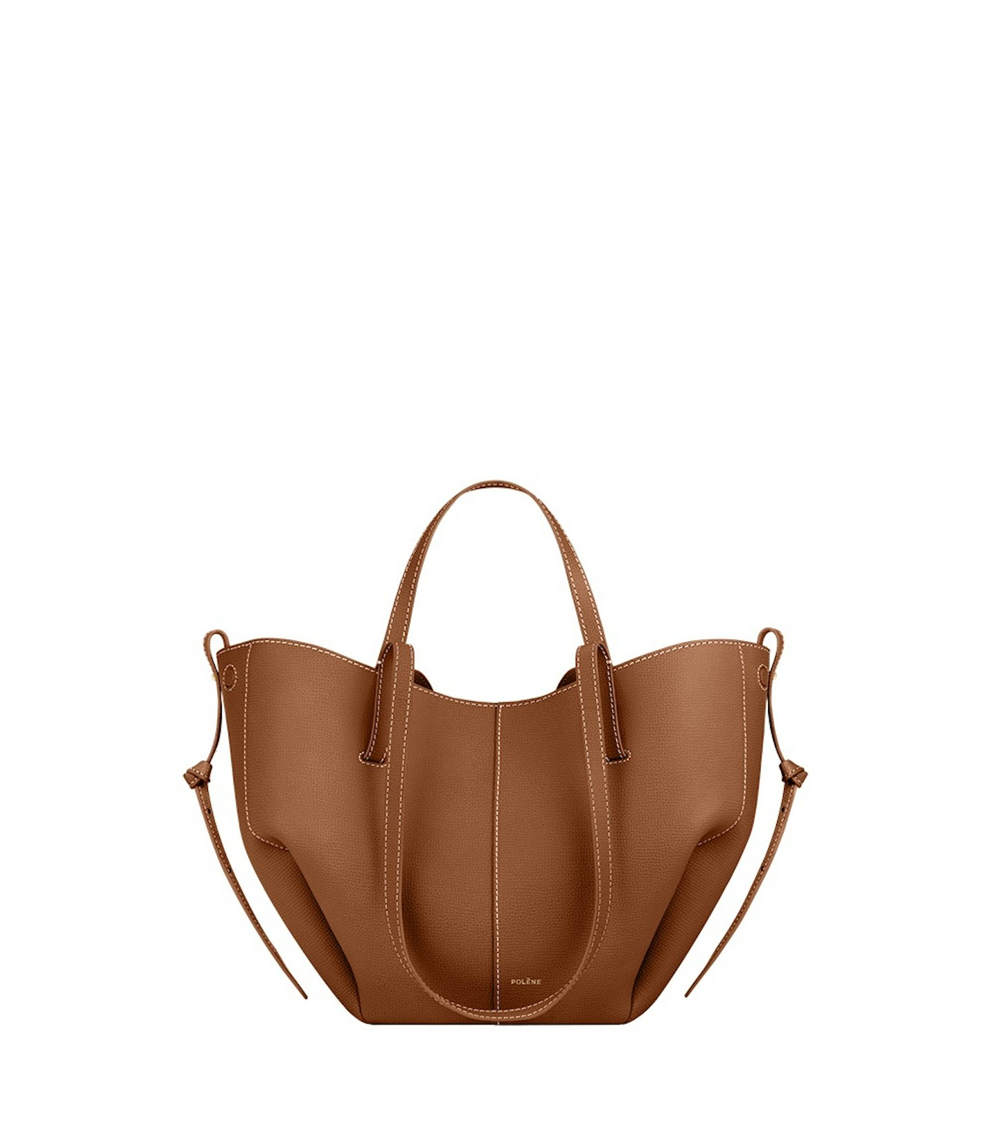 St Agni tan leather bag