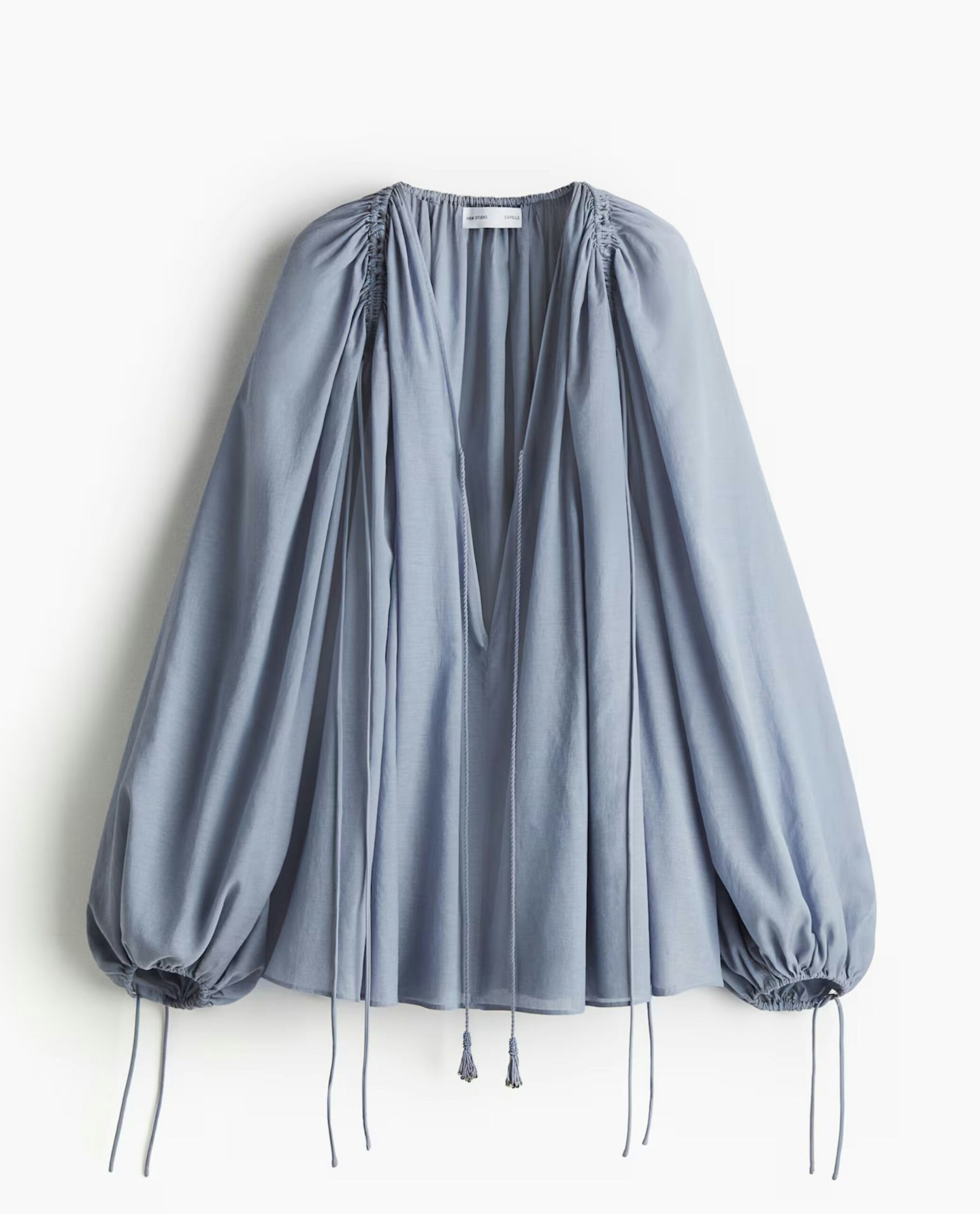 Ballon-Sleeve Blouse