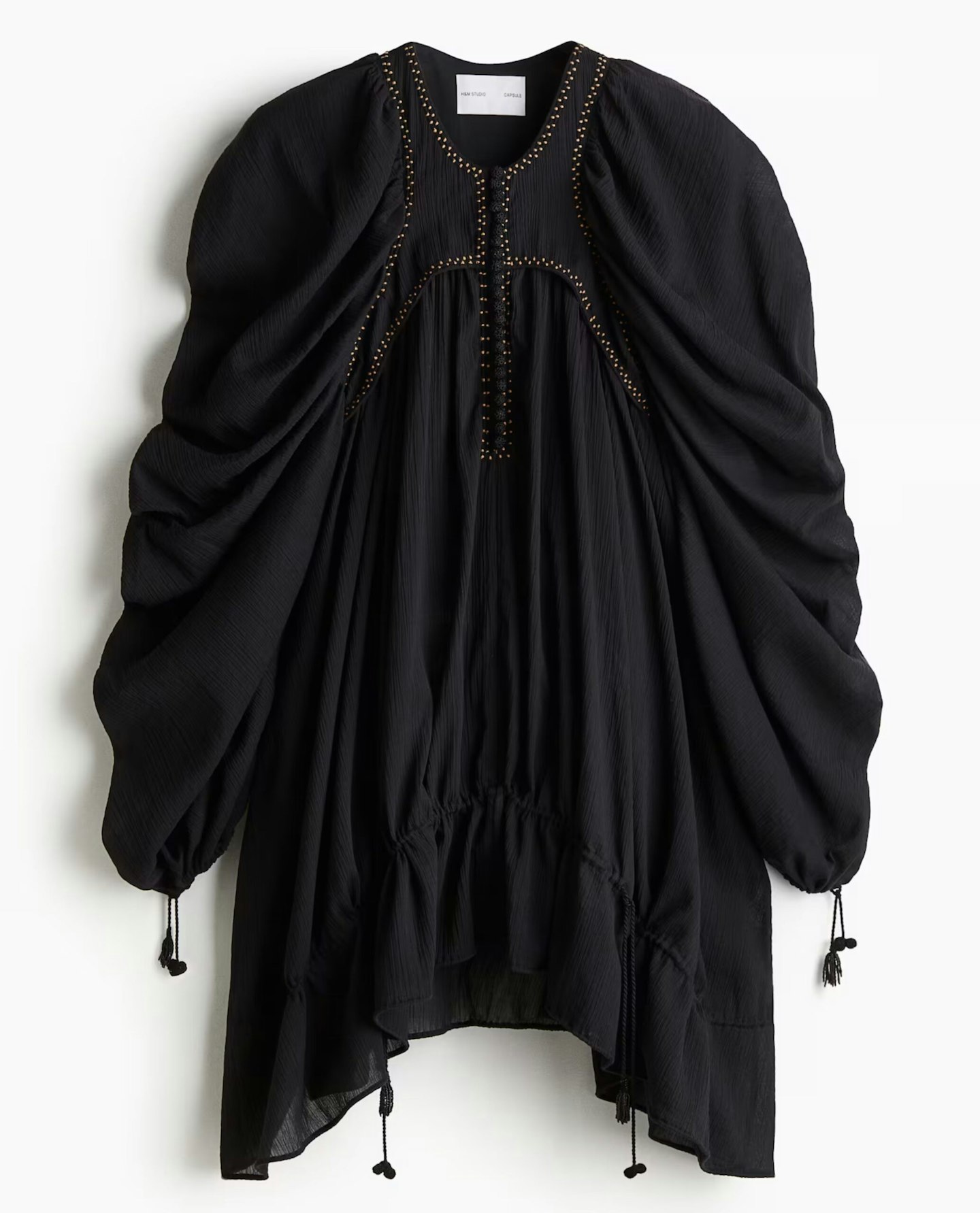 Crinkled Cotton Dress