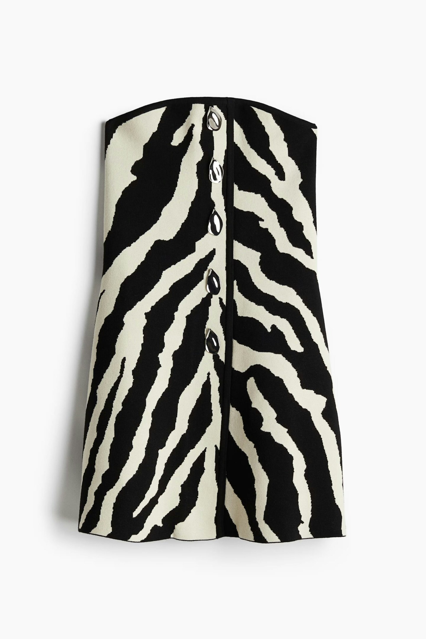 H&M zebra mini dress