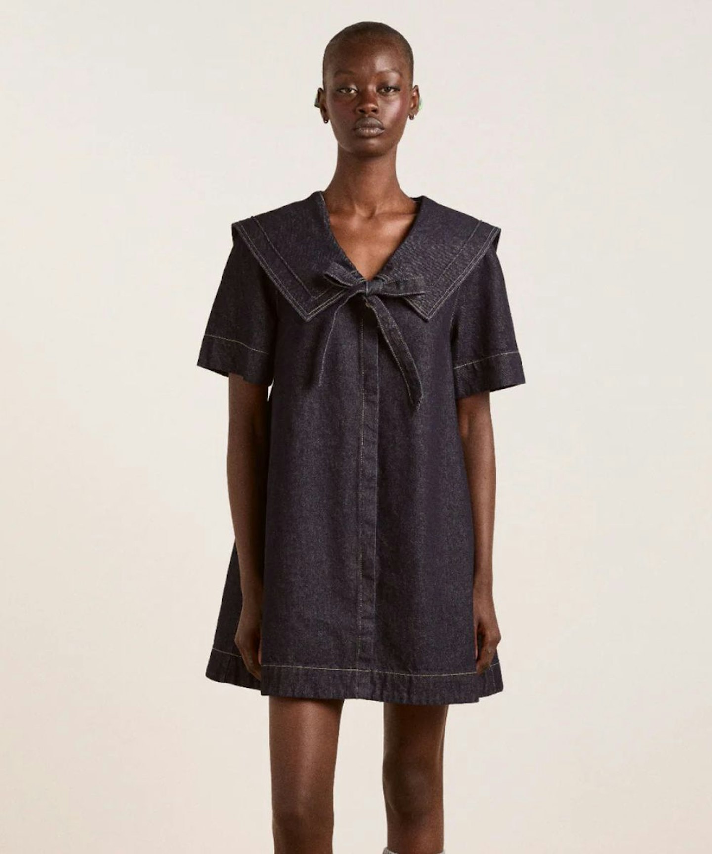 Damson Madder, Goldie Dress in Indigo