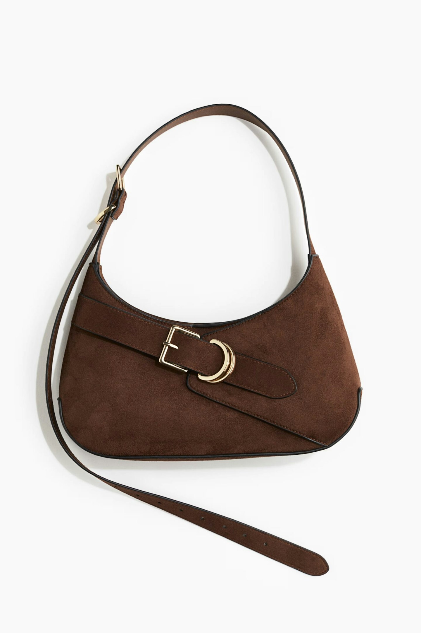 H&M suede buckle bag