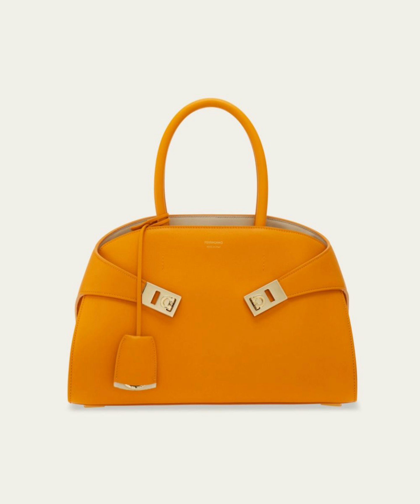 ferragamo Hug Medium Handbag in Orange