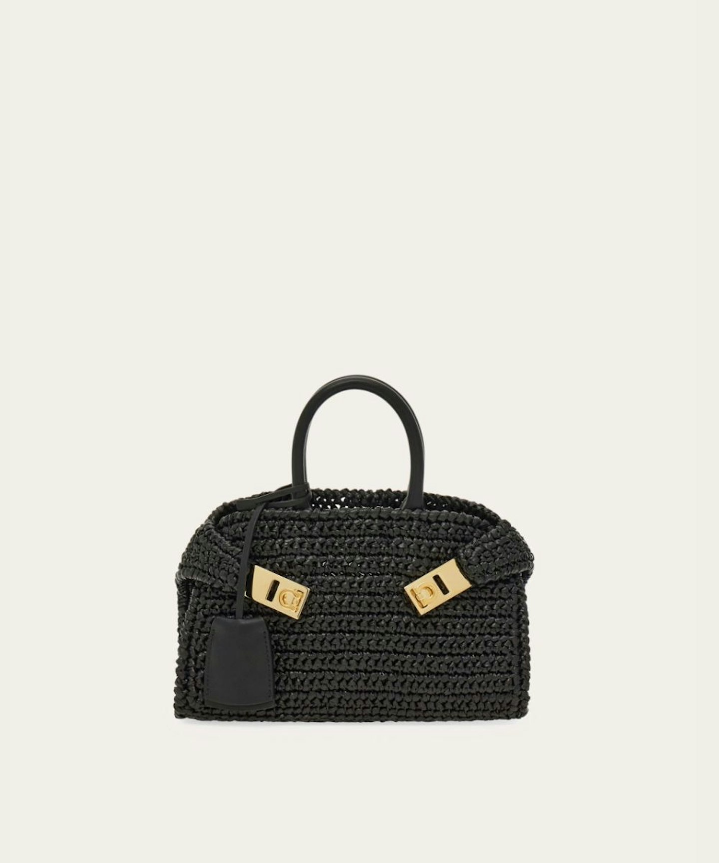 ferragamo Hug Raffia Small Bag