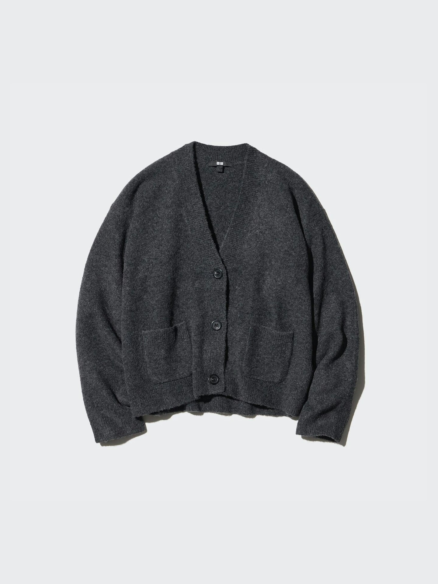 Uniqlo Soufflé Yarn V-Neck Short Cardigan
