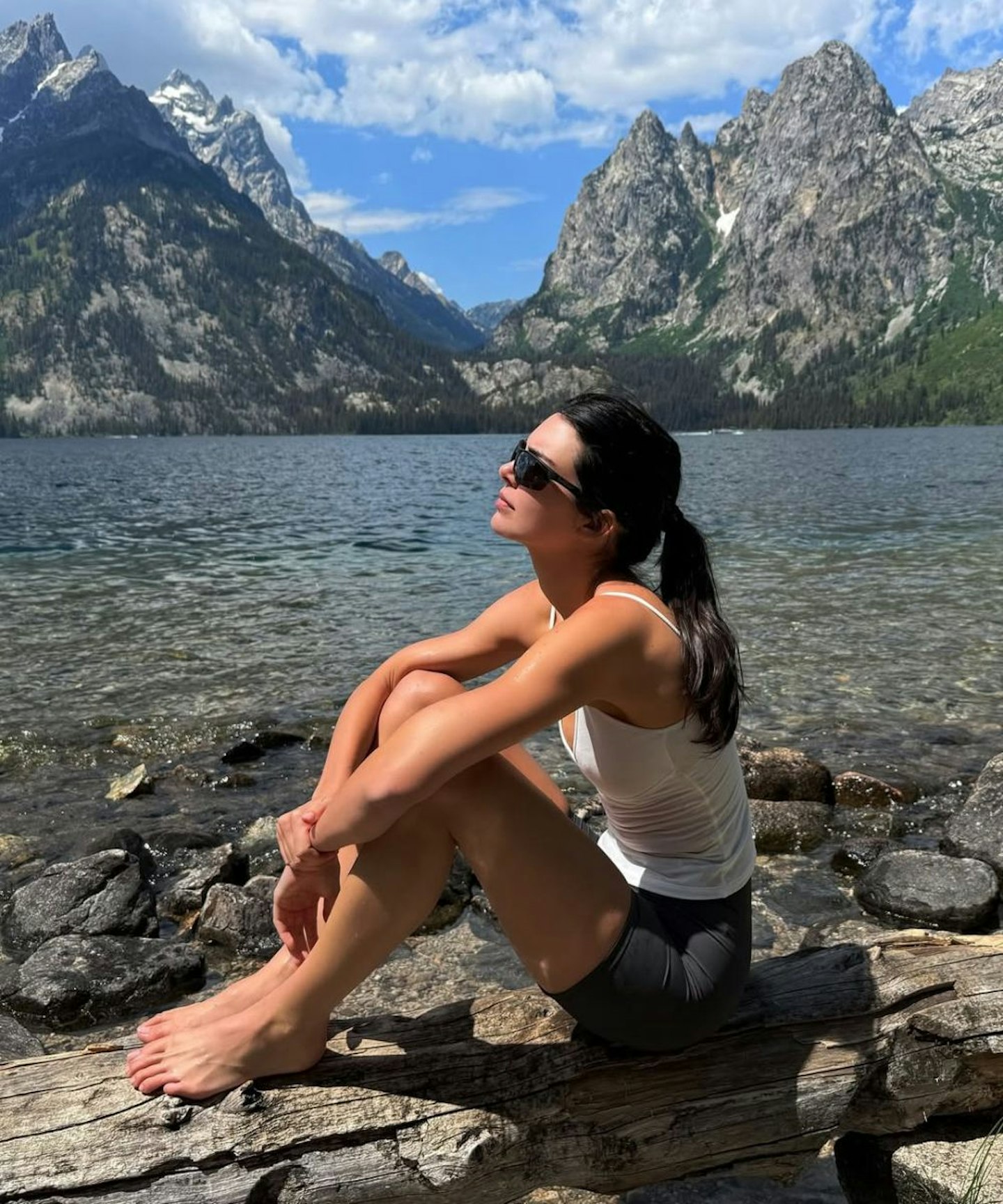 kendall jenner shorts and vest