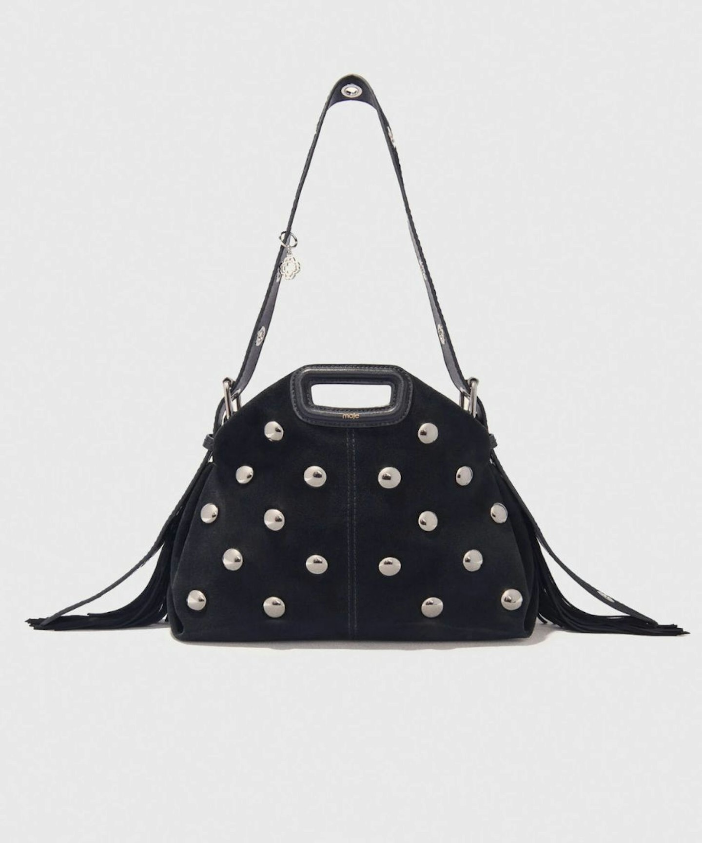 Maje, Miss M Suede Studded Bag