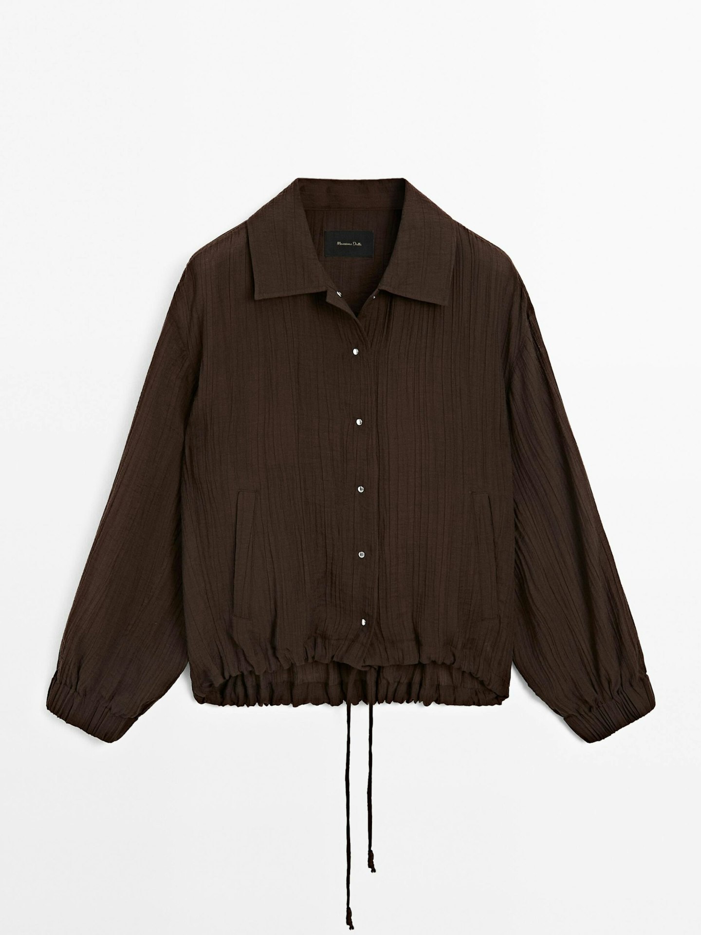 Massimo Dutti Flowing Bomber Jacket