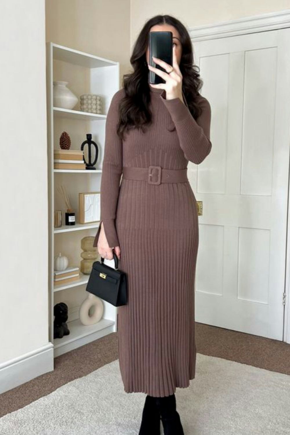 reiss ribbed dress