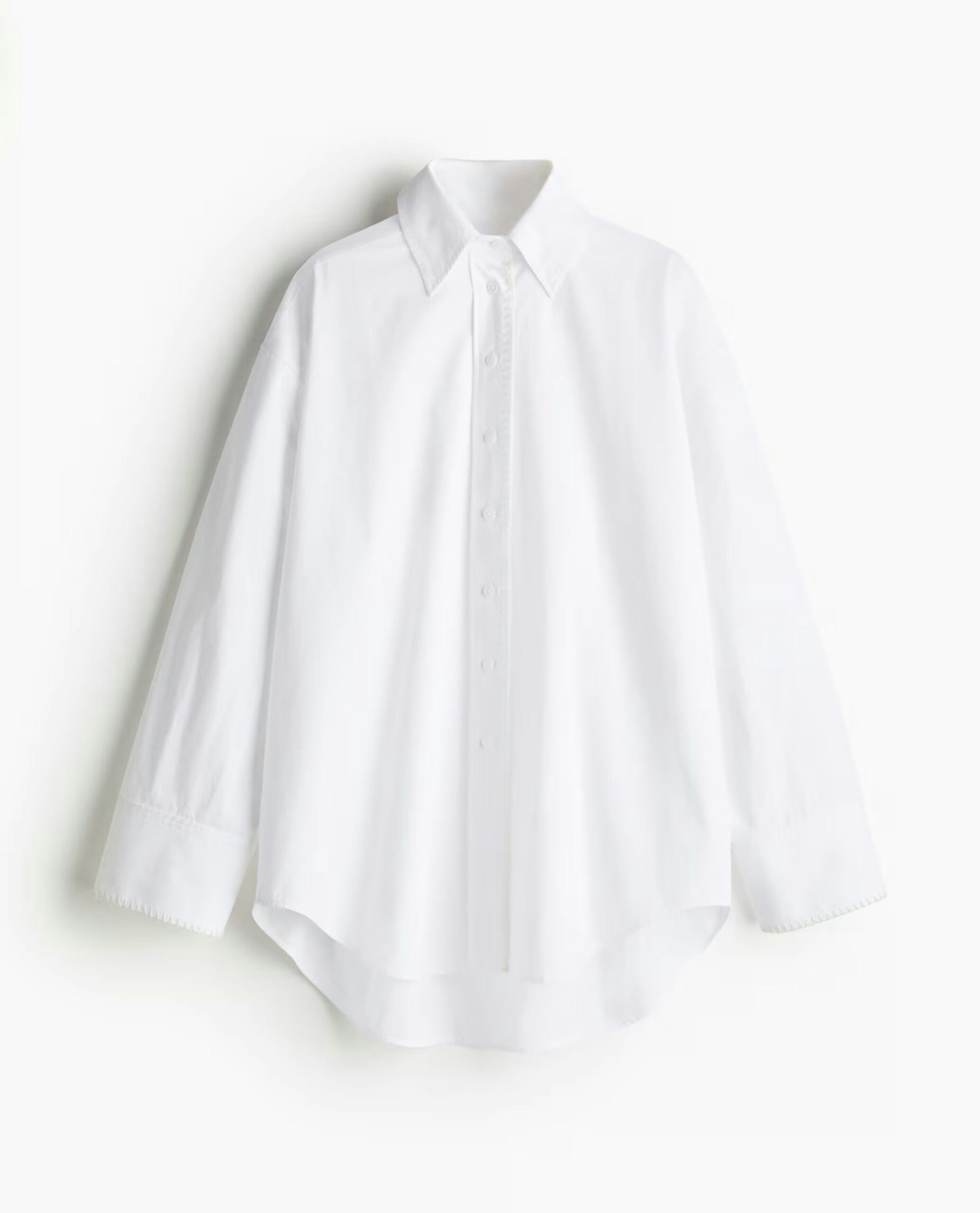 Stich Detail Cotton Shirt