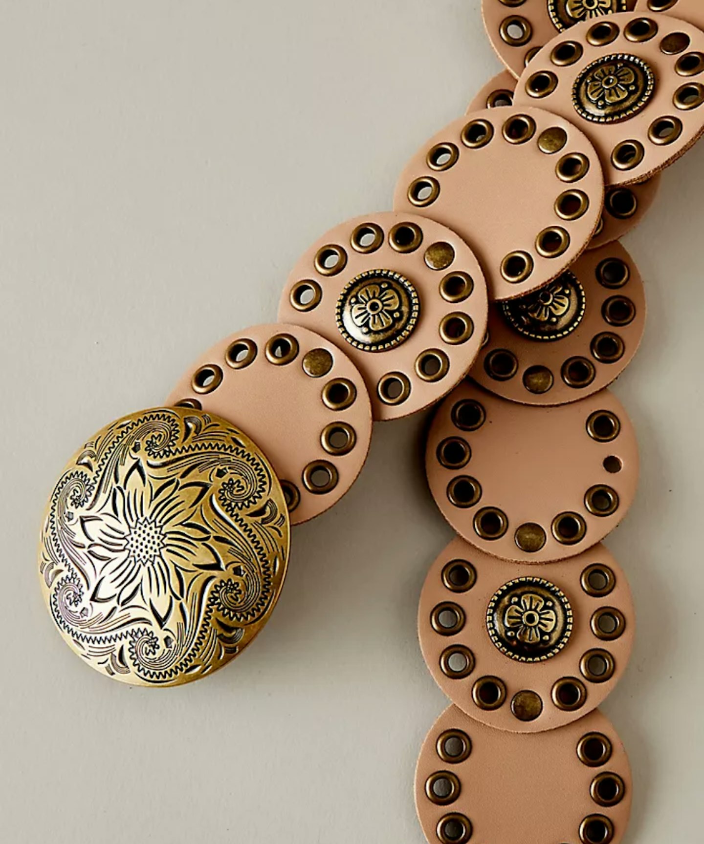 Anthropologie Disc Eyelet Belt