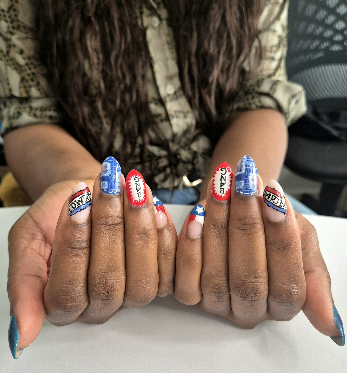 Beyonce Cowboy Carter inspired nails