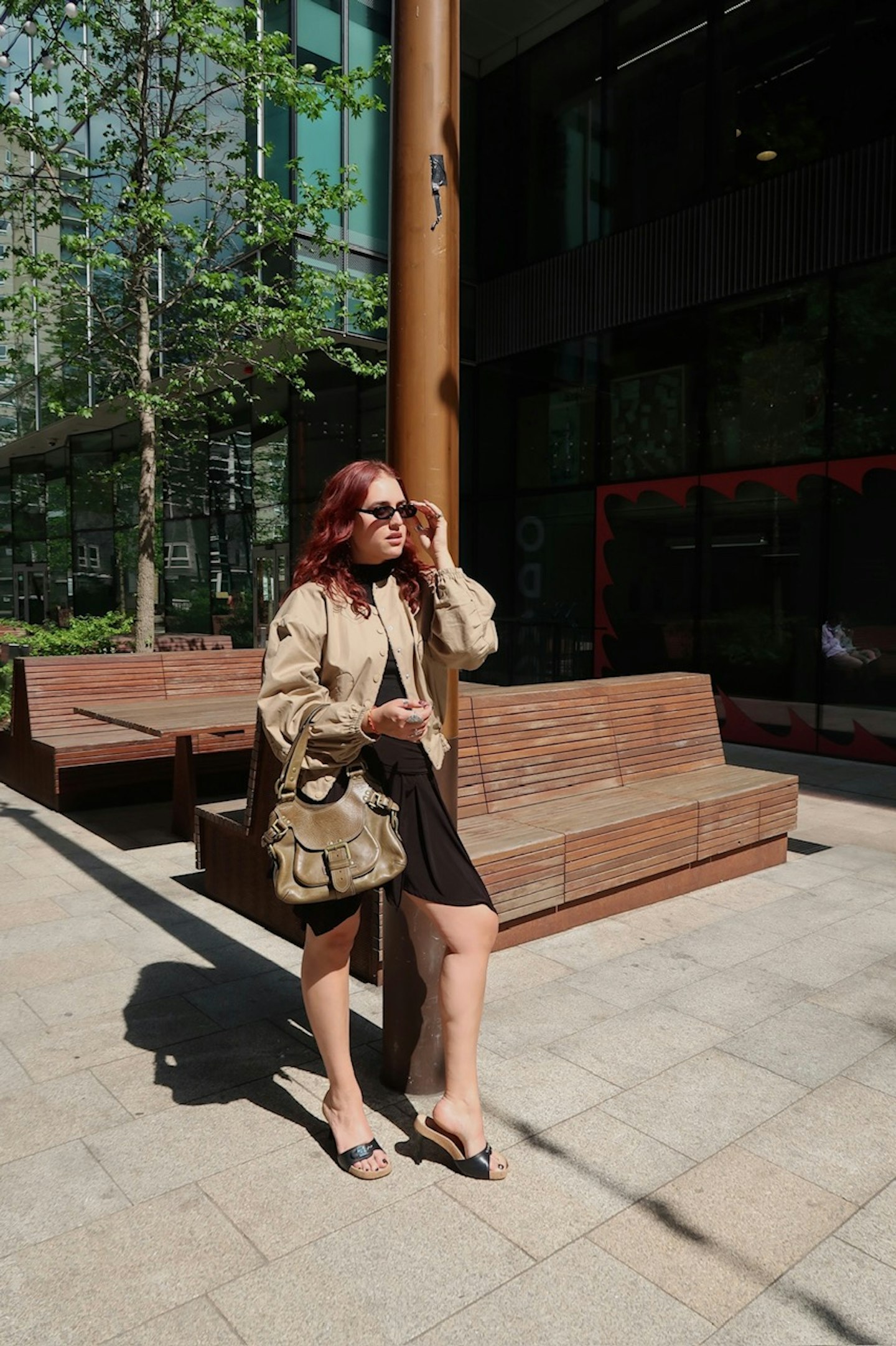 Gavi Weiss wearing Balenciaga's Scholl sandals