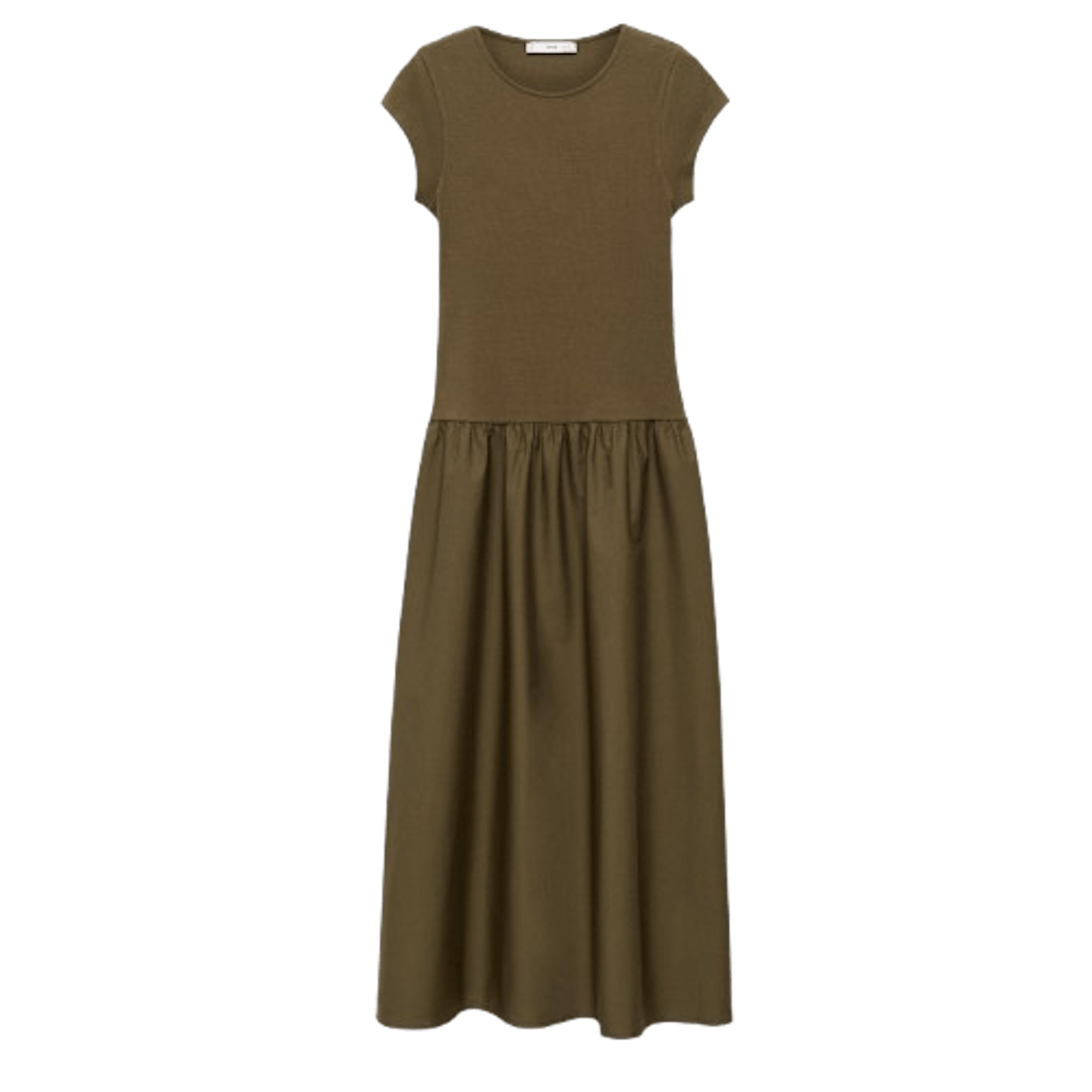 green mango drop waist dress