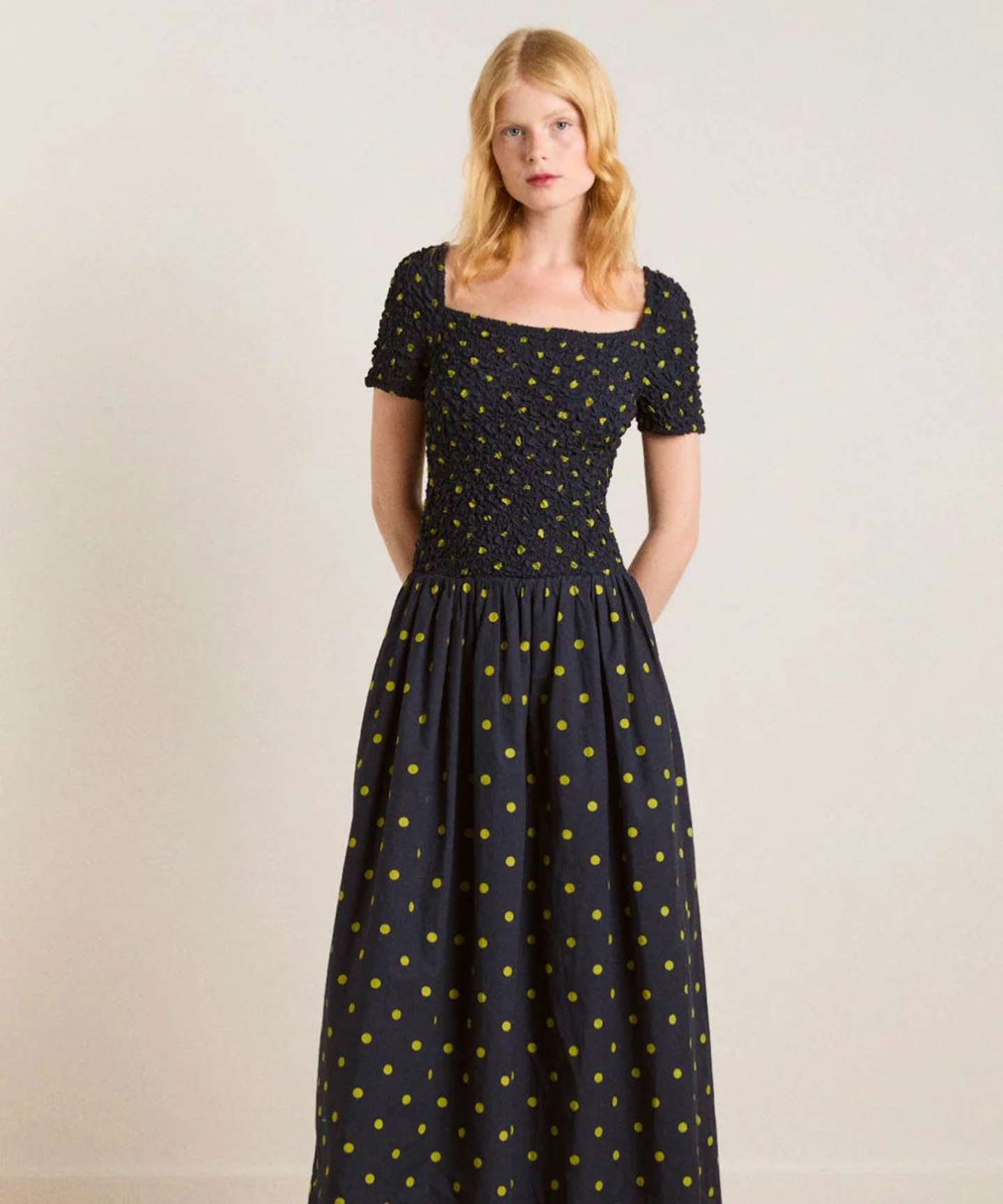 Malinda Super Smocked Midi Dress