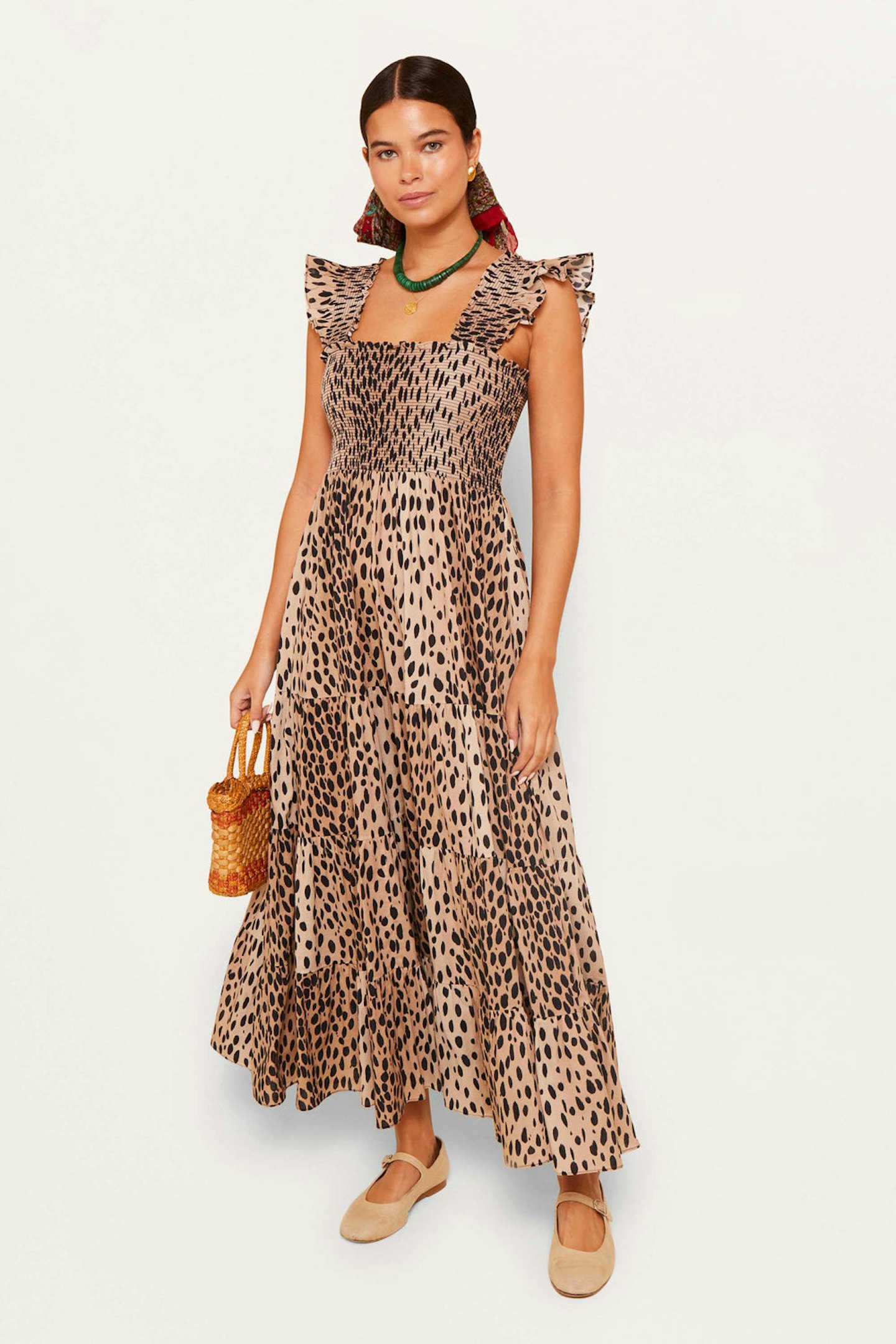 rixo Kendall Cotton Midi Dress