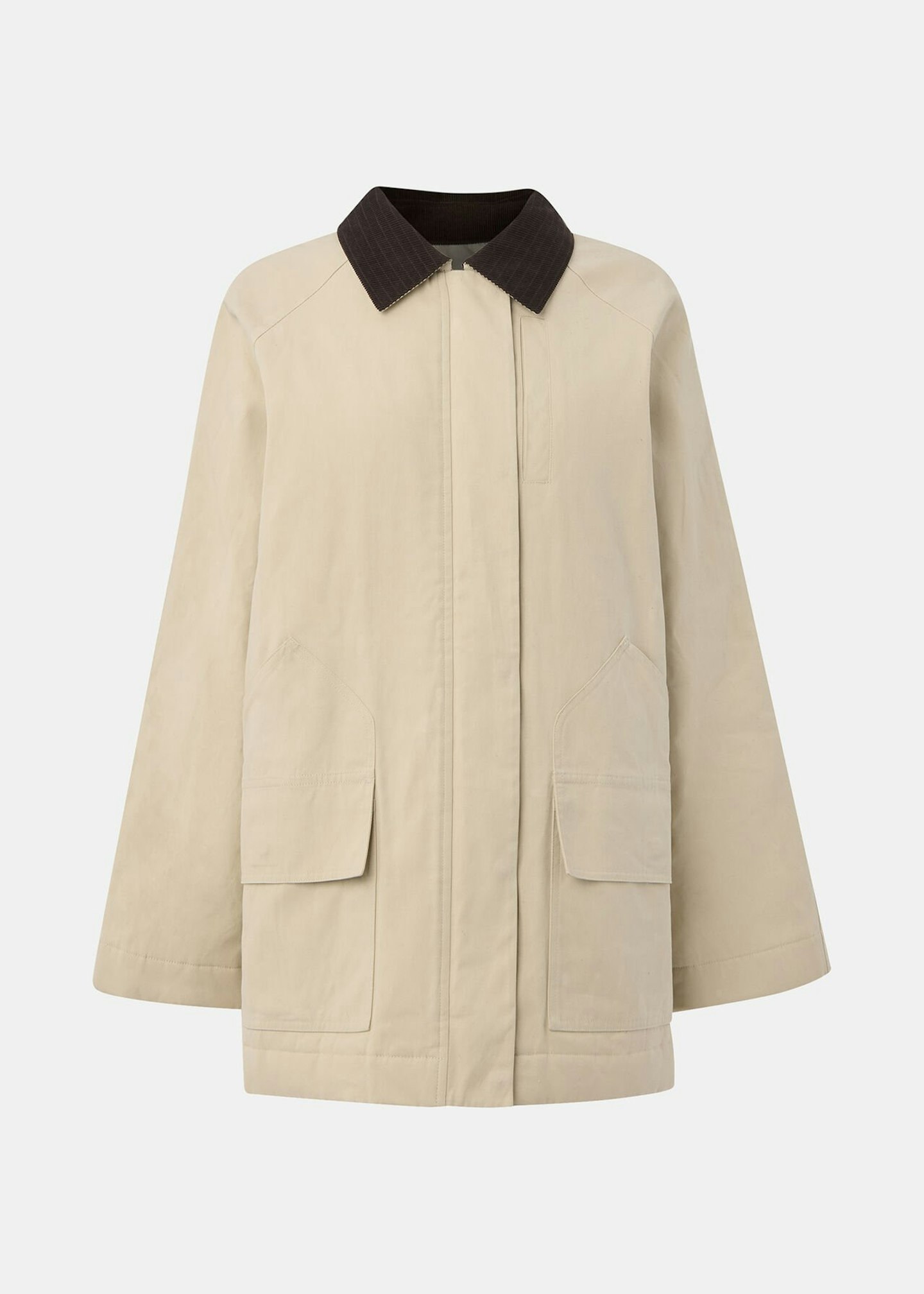 Neutral Fern Waxed Jacket