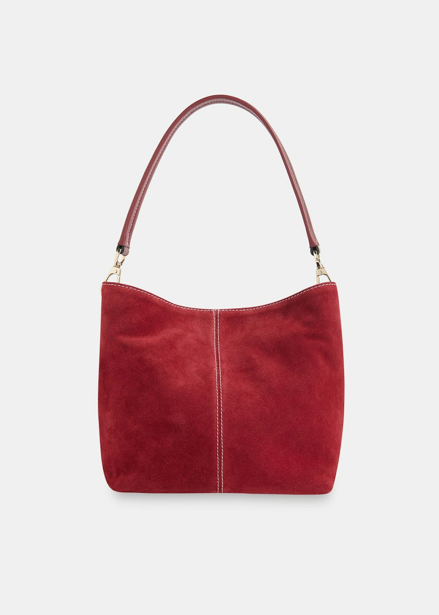 Raya Contrast-Stitch Small Bag