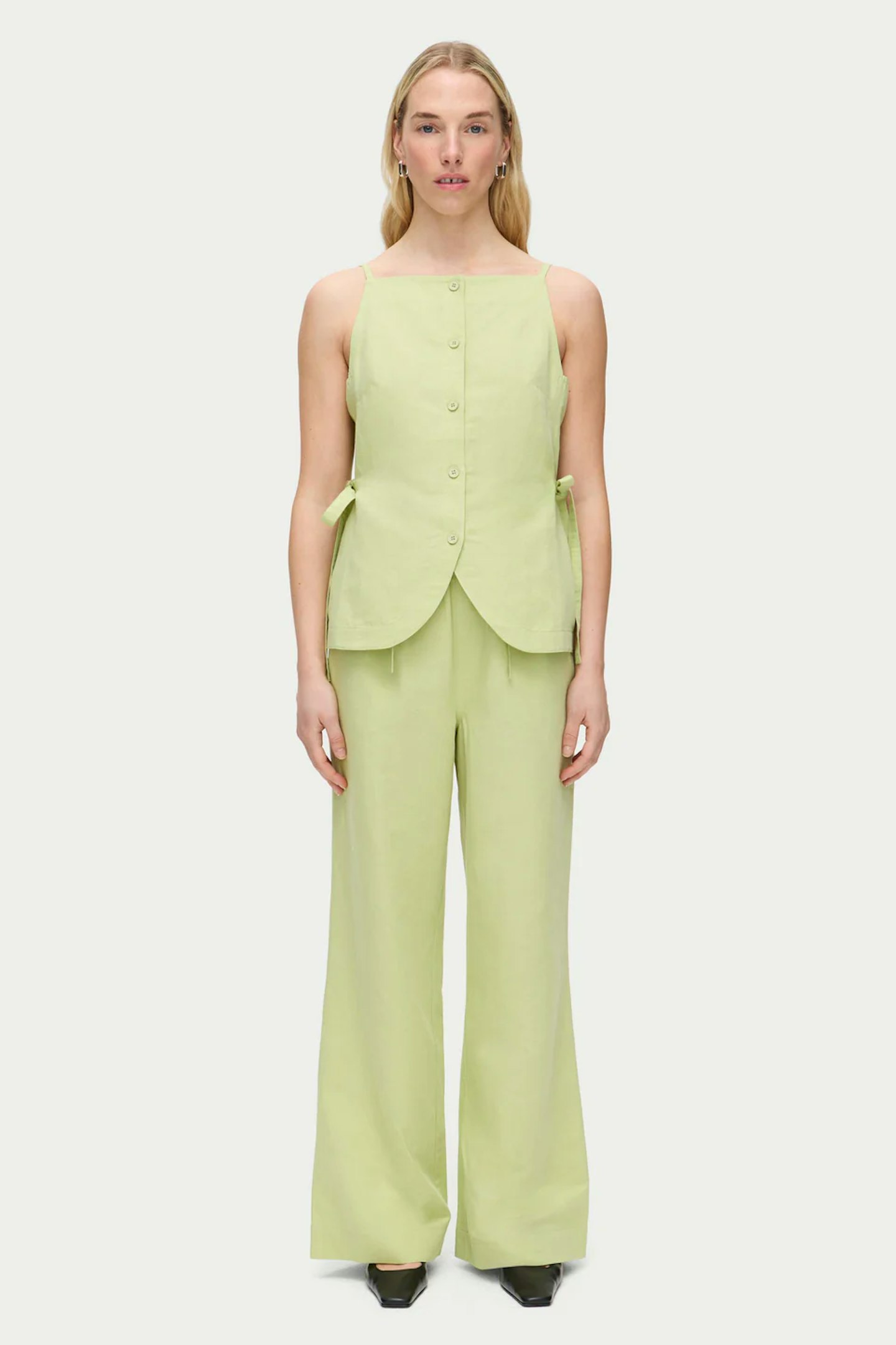 Aligne, Ozais Tie Linen Top