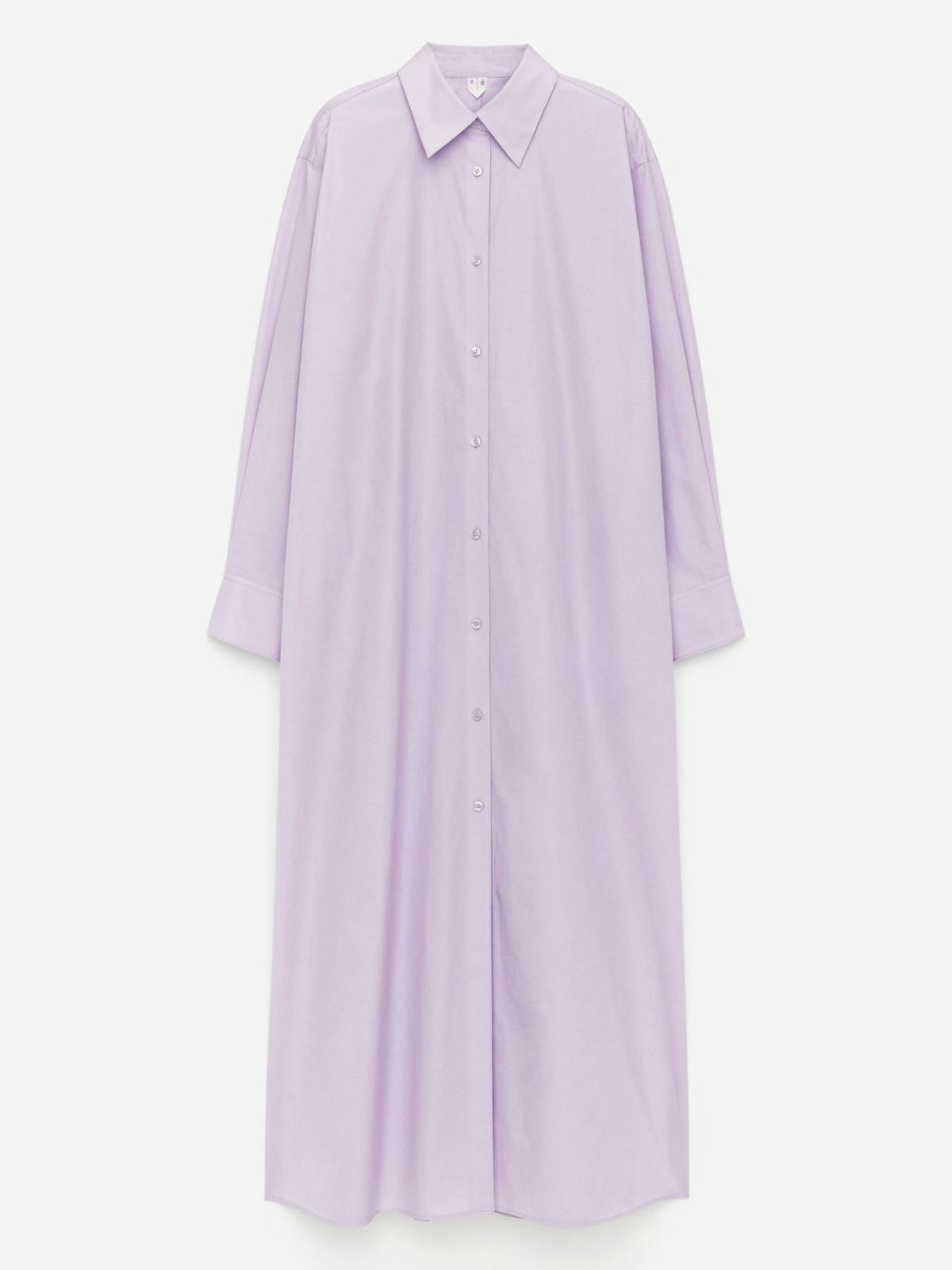 Oversized Shirt Dress - Lilac