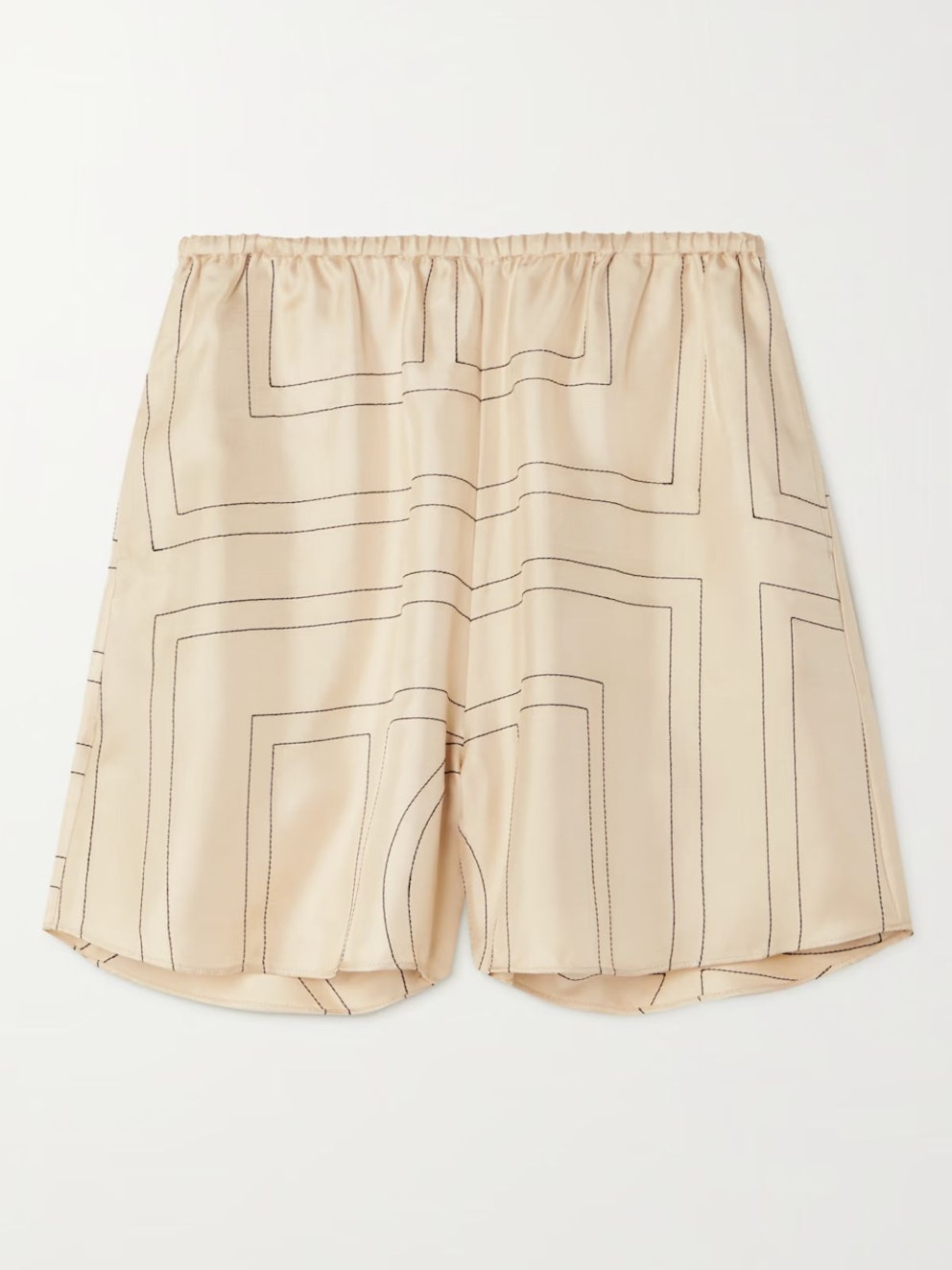 Lockere Satin Shorts